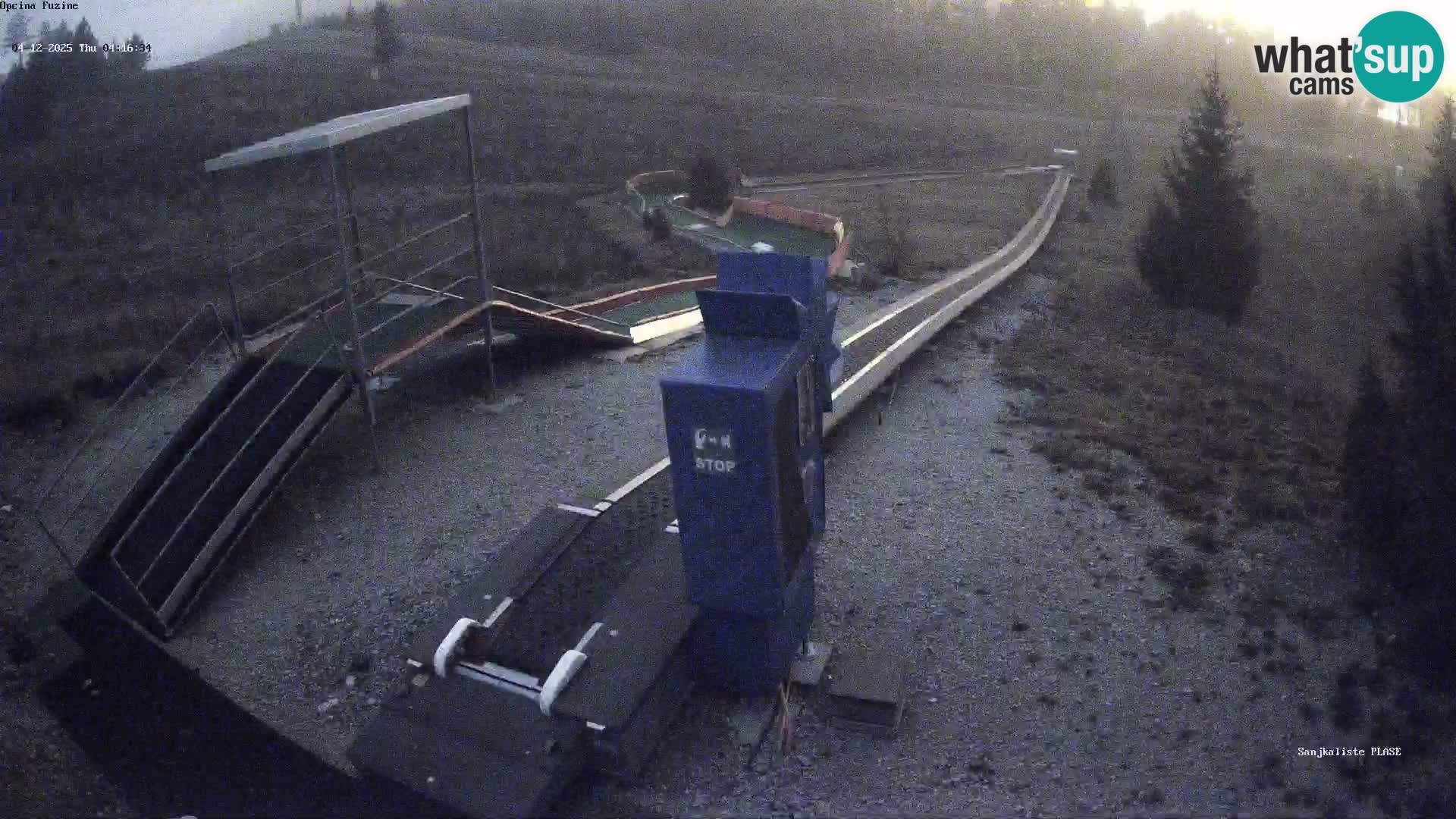 Web kamera uživo Sanjkalište Fužine – Hrvatska