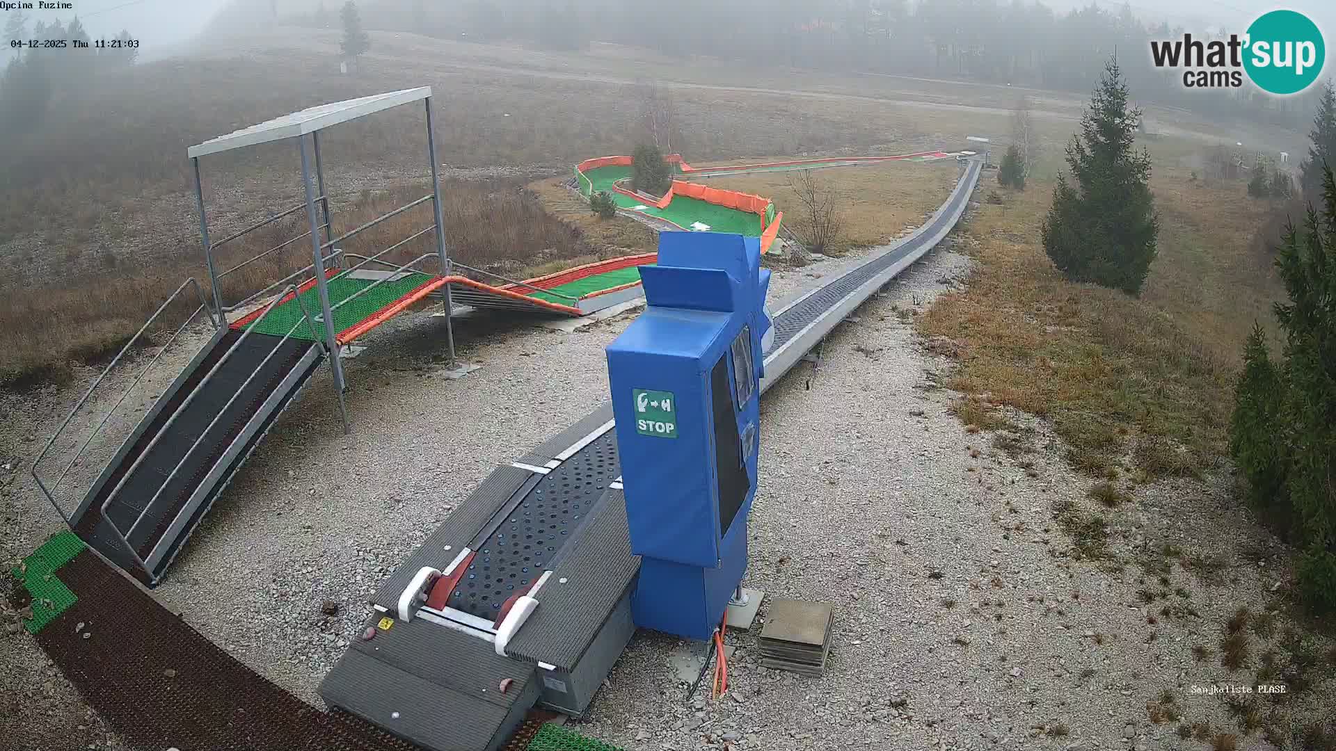 Spletna kamera v živo Sankališče Fužine – Hrvaška