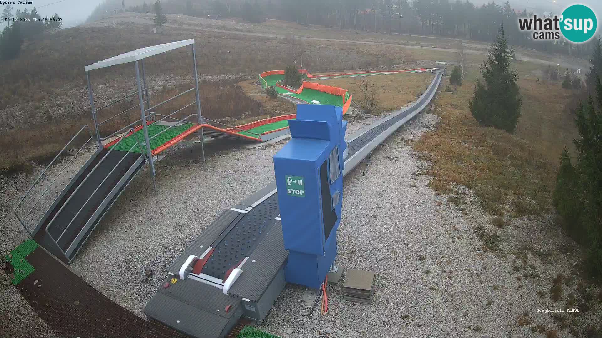 Live webcam Pista da slittino Fužine – Croazia