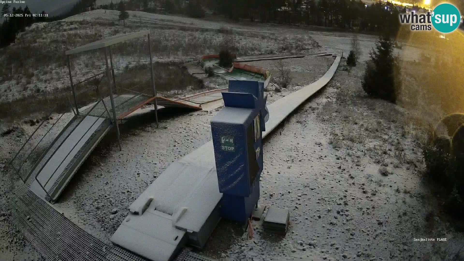 Live webcam Fužine toboggan run – Croatia