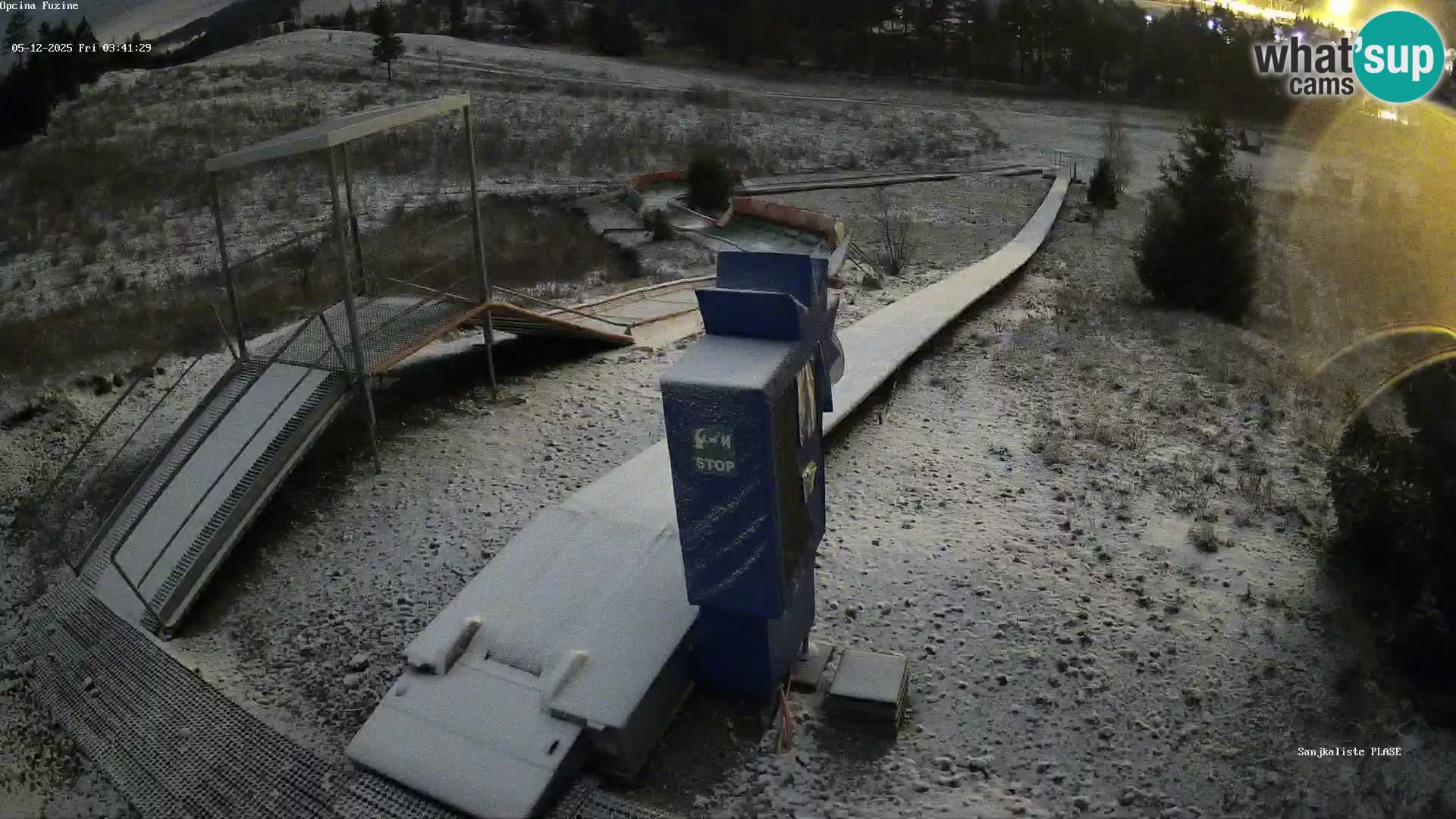 Live webcam Fužine toboggan run – Croatia