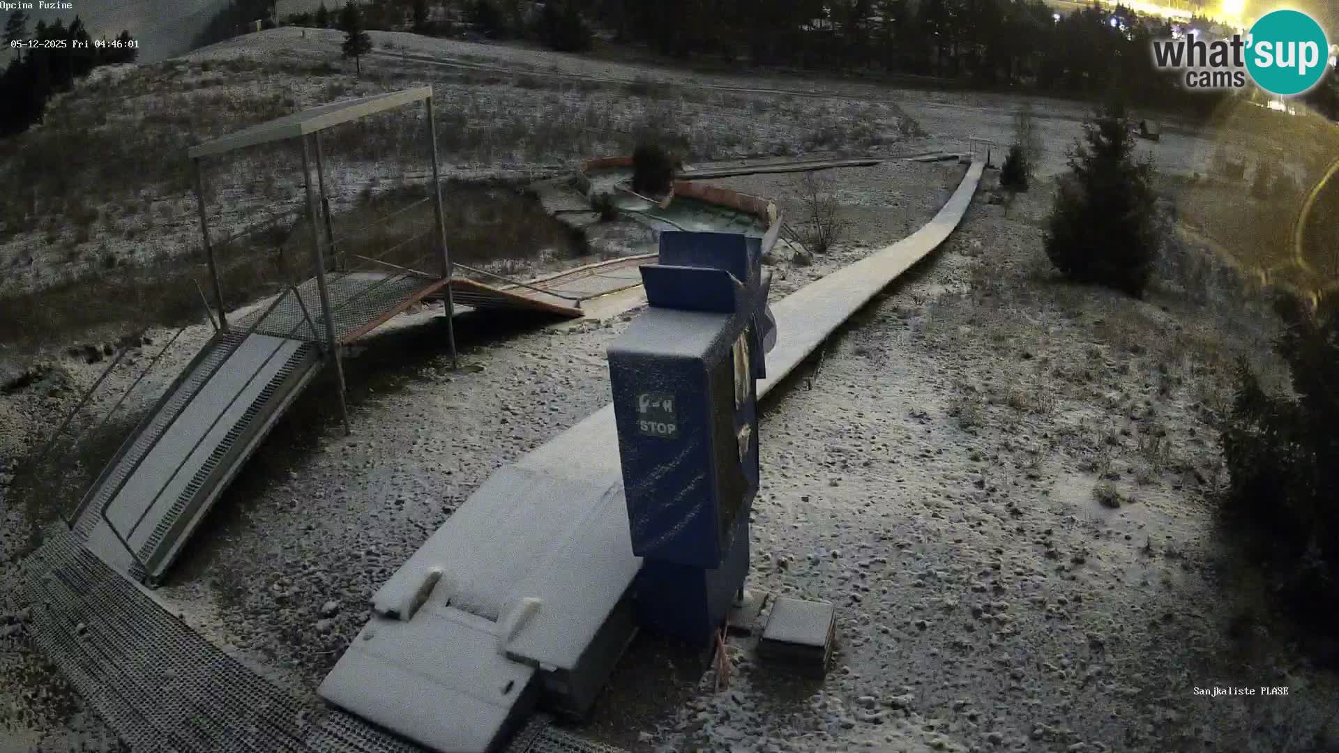 Live webcam Fužine toboggan run – Croatia