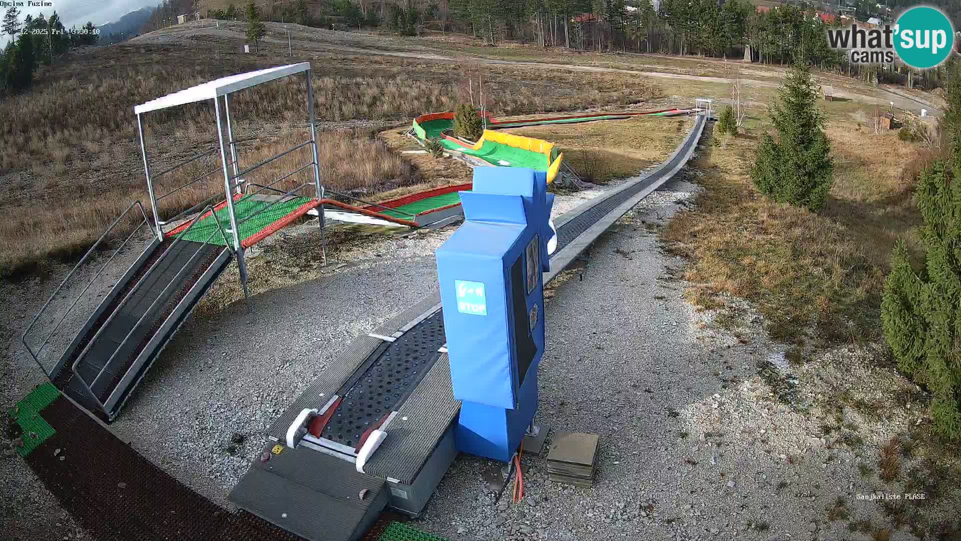 Webcam en direct Piste de luge de Fužine – Croatie