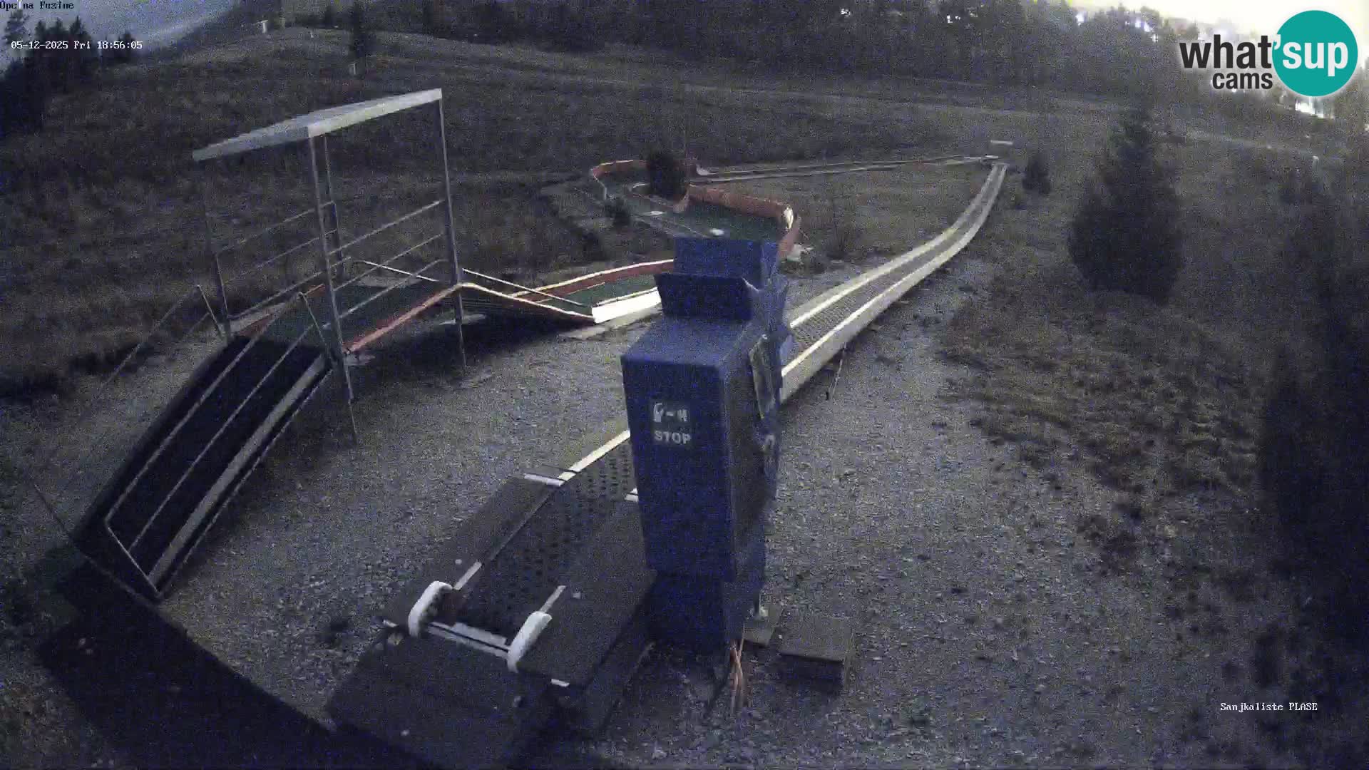 Webcam en vivo Pista de trineo Fužine – Croacia