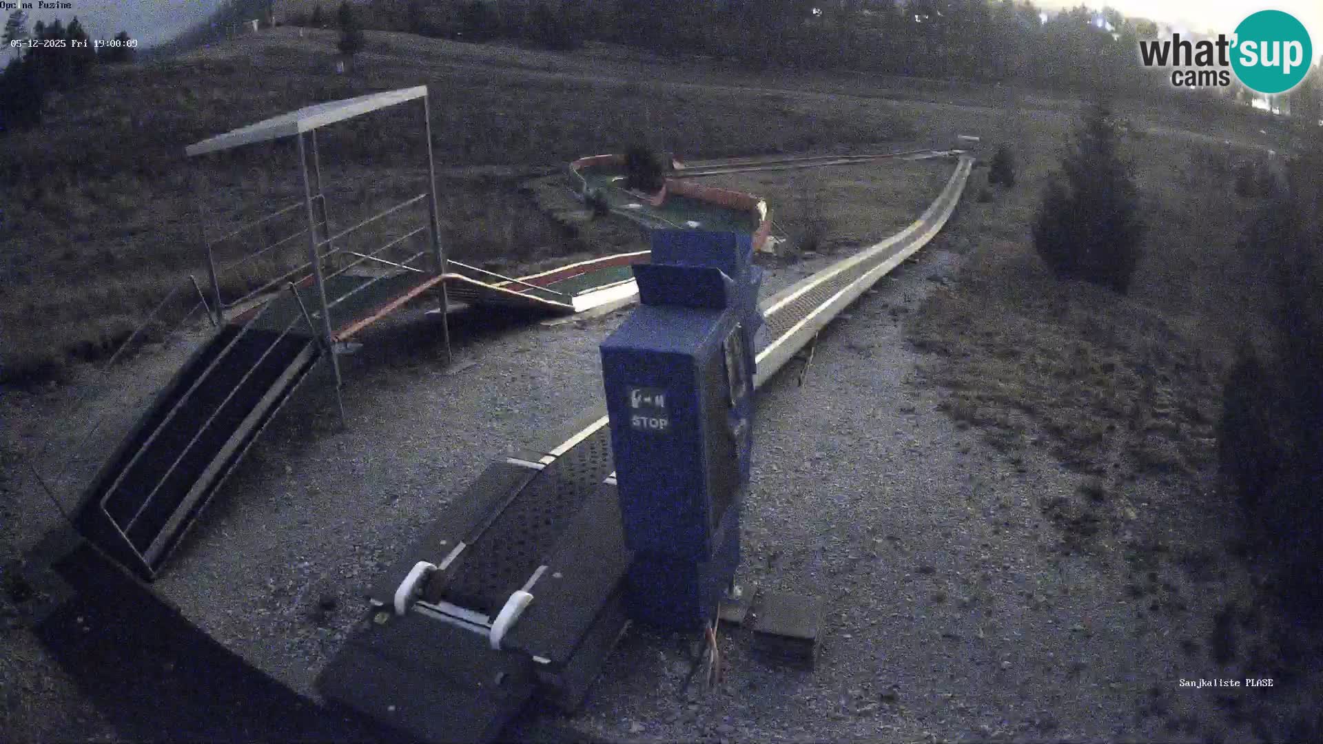 Webcam en vivo Pista de trineo Fužine – Croacia