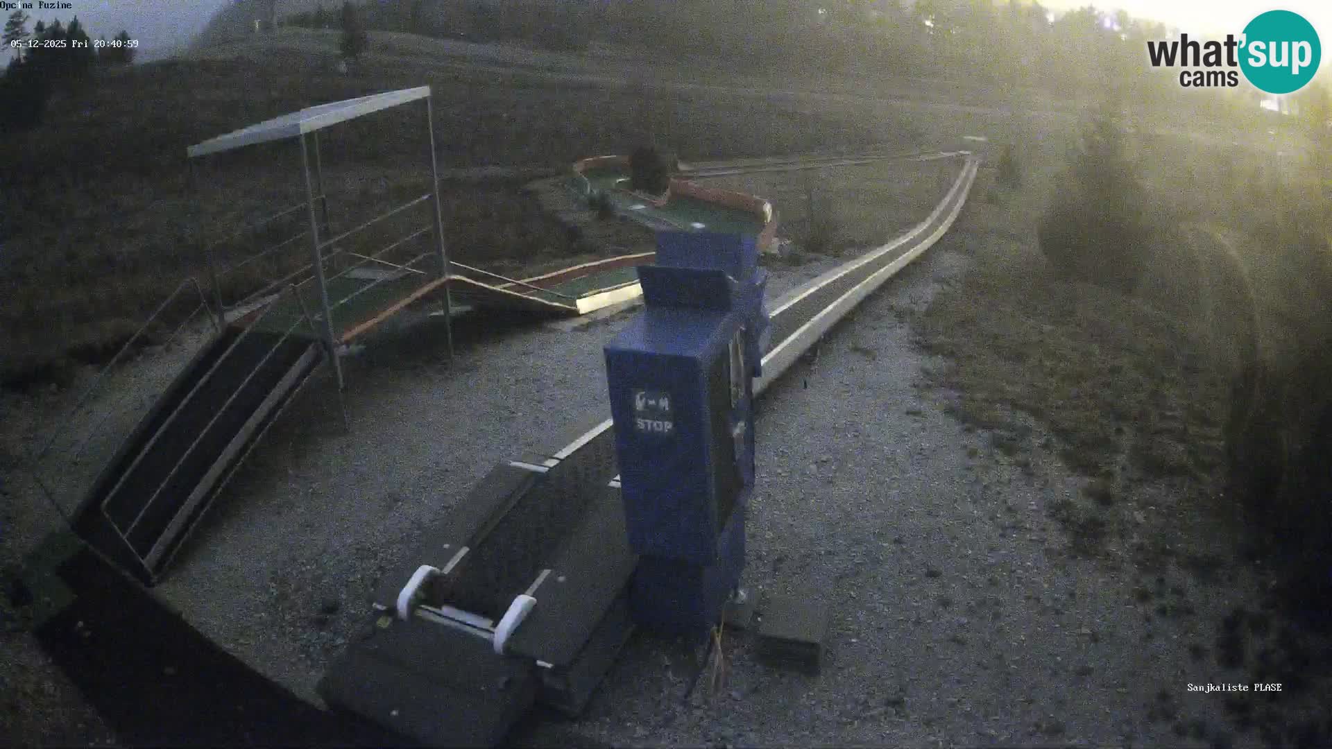 Webcam en vivo Pista de trineo Fužine – Croacia