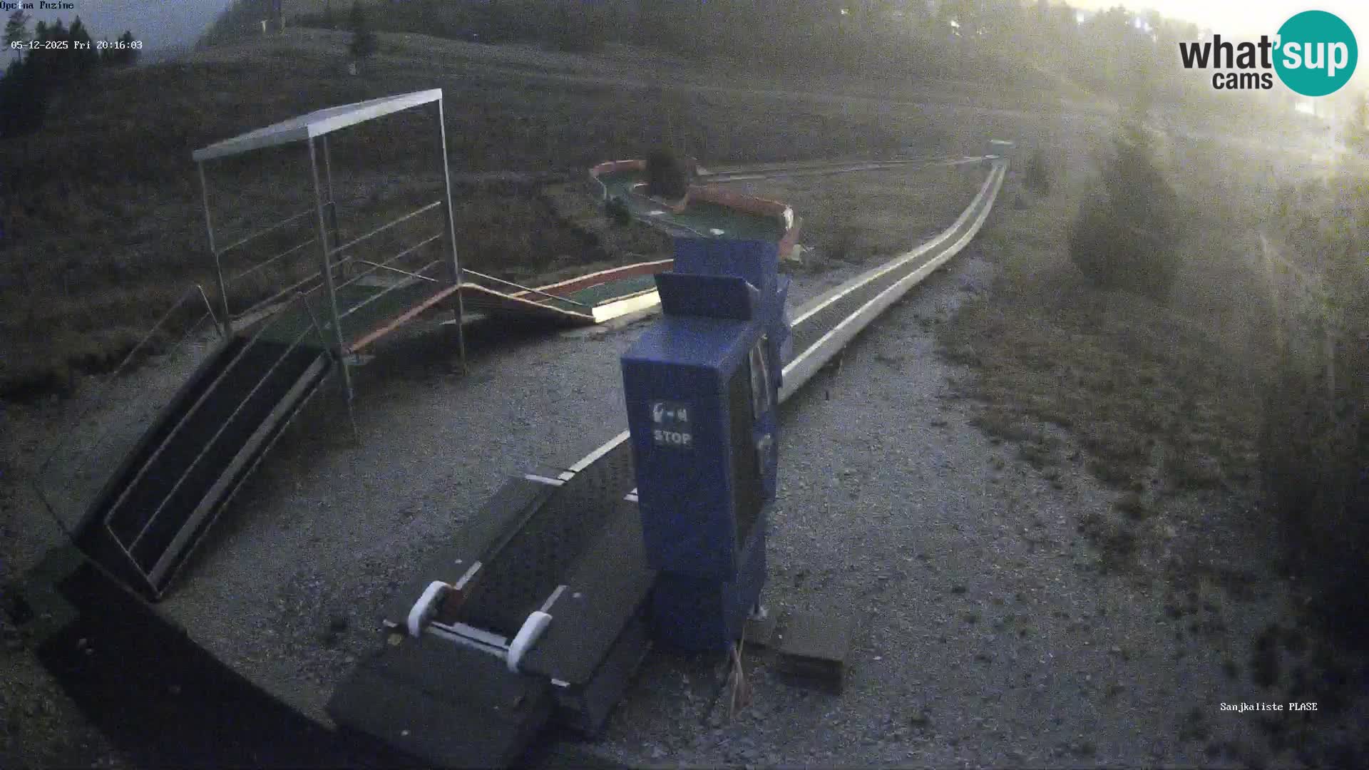 Live webcam Fužine toboggan run – Croatia