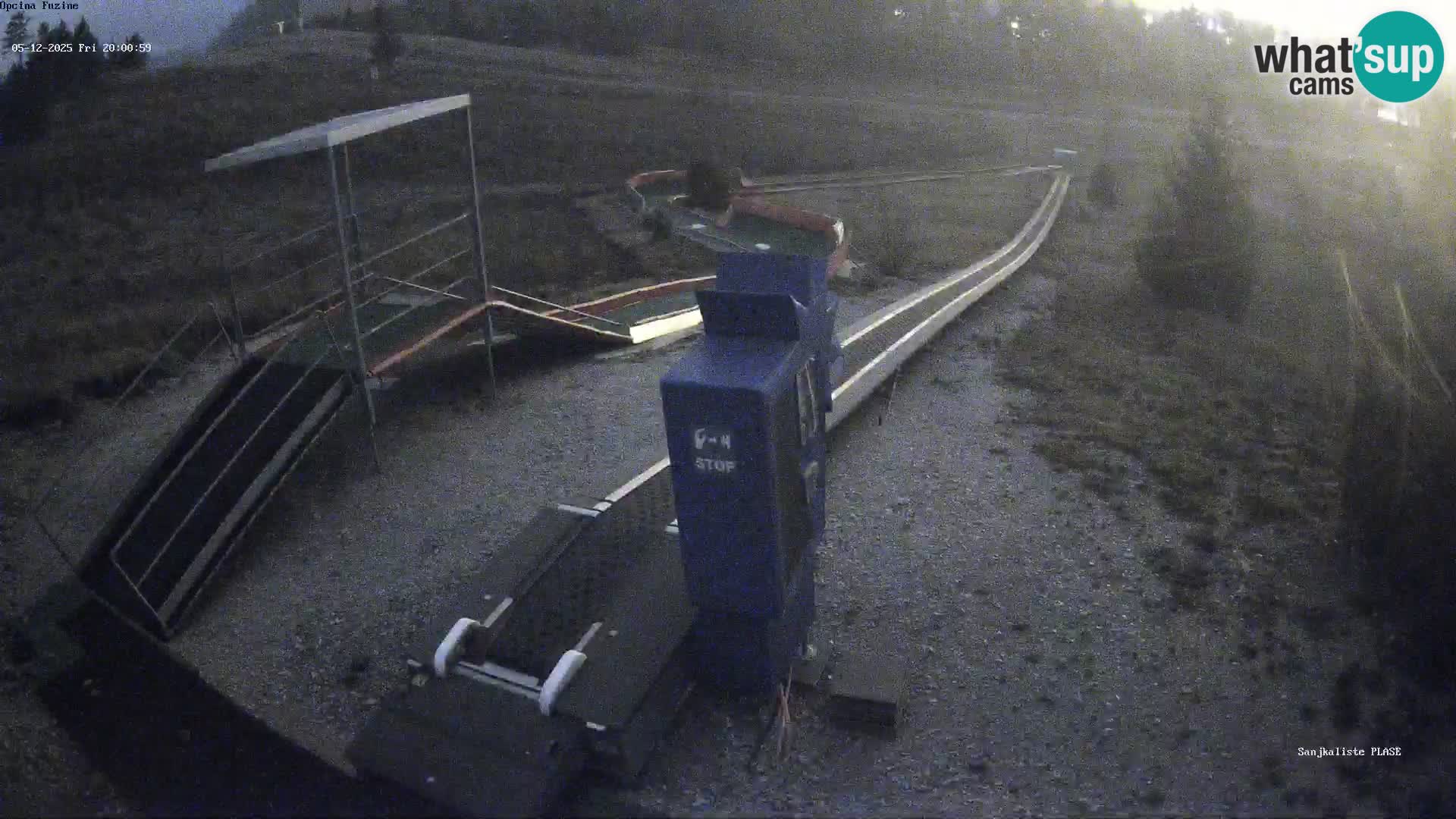 Live webcam Fužine toboggan run – Croatia