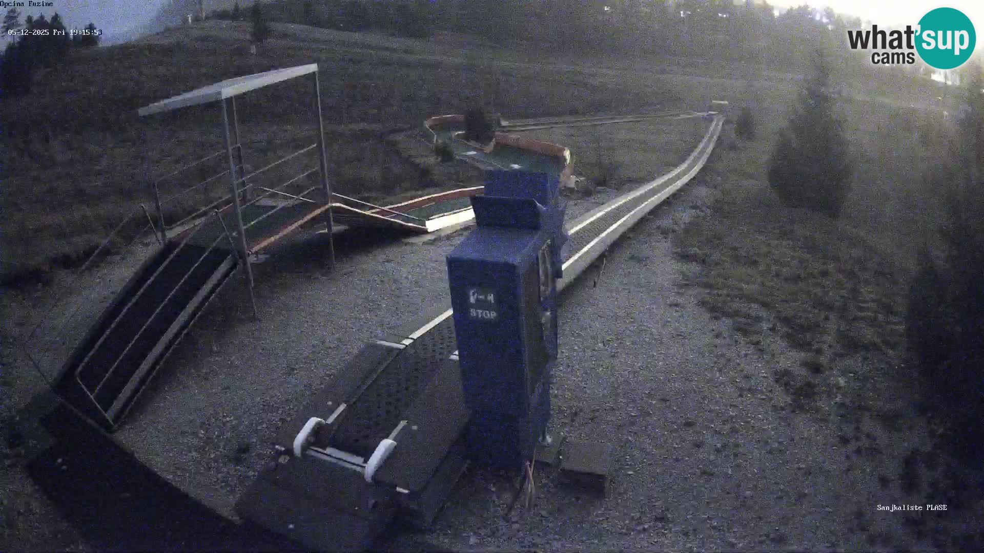 Webcam en direct Piste de luge de Fužine – Croatie