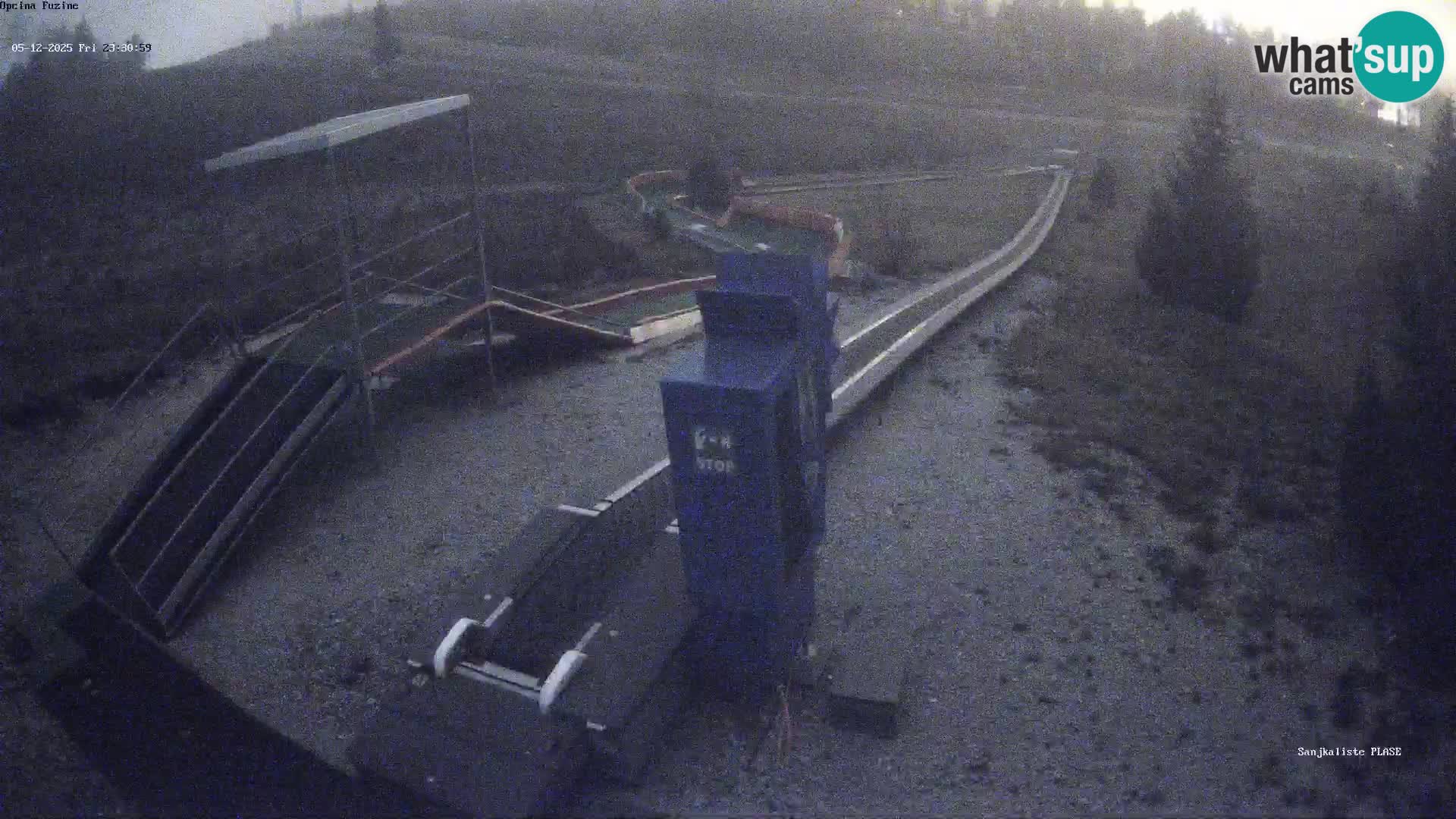 Webcam en direct Piste de luge de Fužine – Croatie