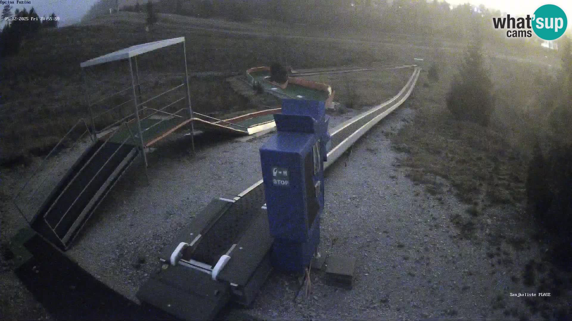 Webcam en direct Piste de luge de Fužine – Croatie