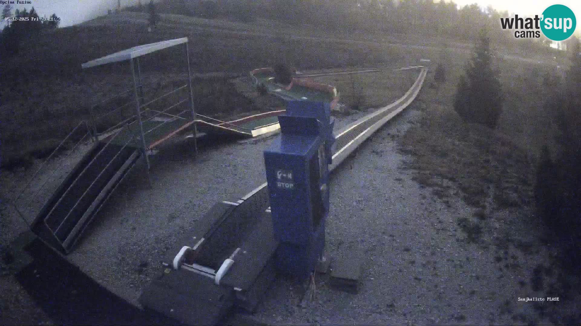 Webcam en direct Piste de luge de Fužine – Croatie