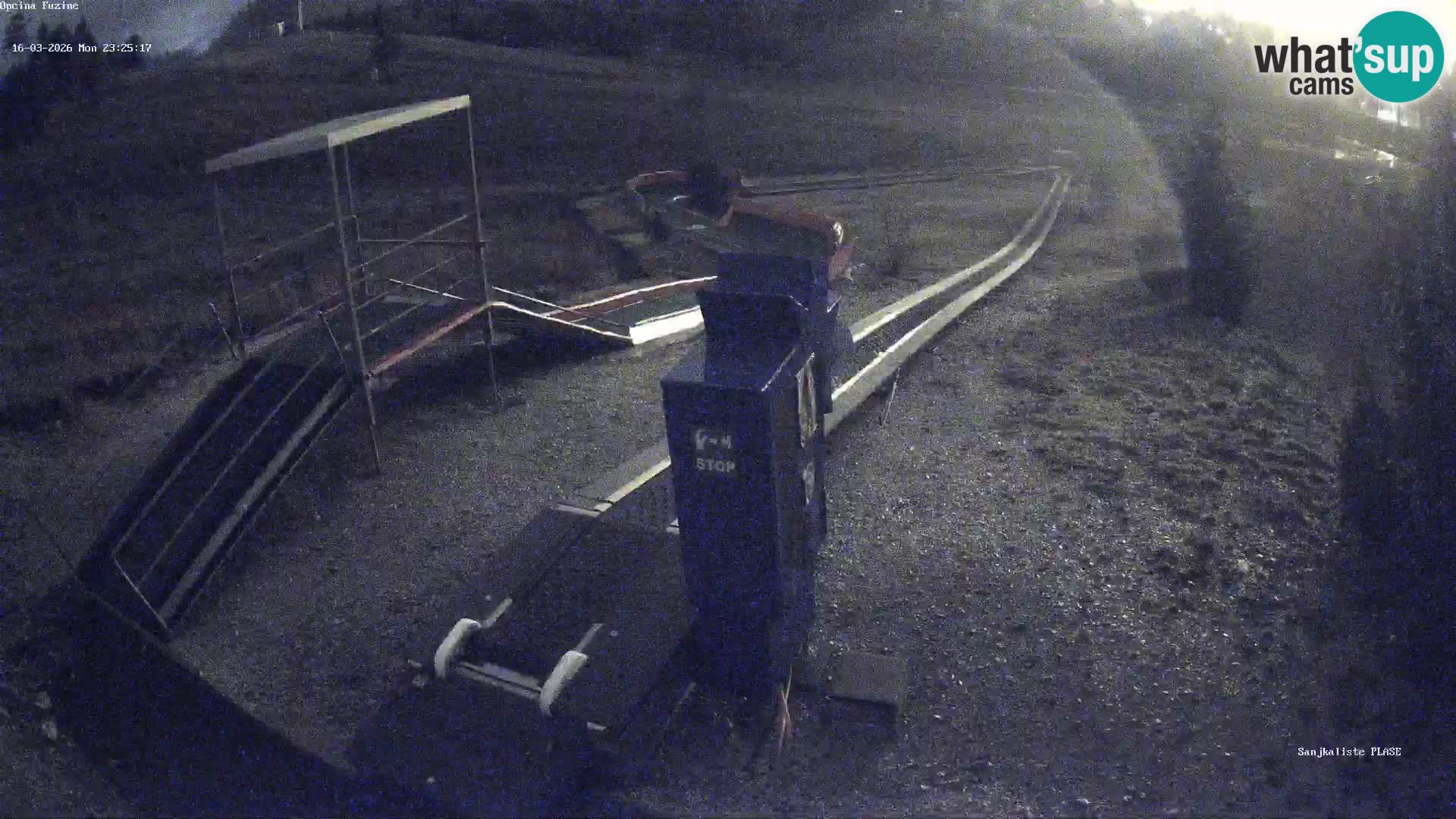 Live webcam Pista da slittino Fužine – Croazia