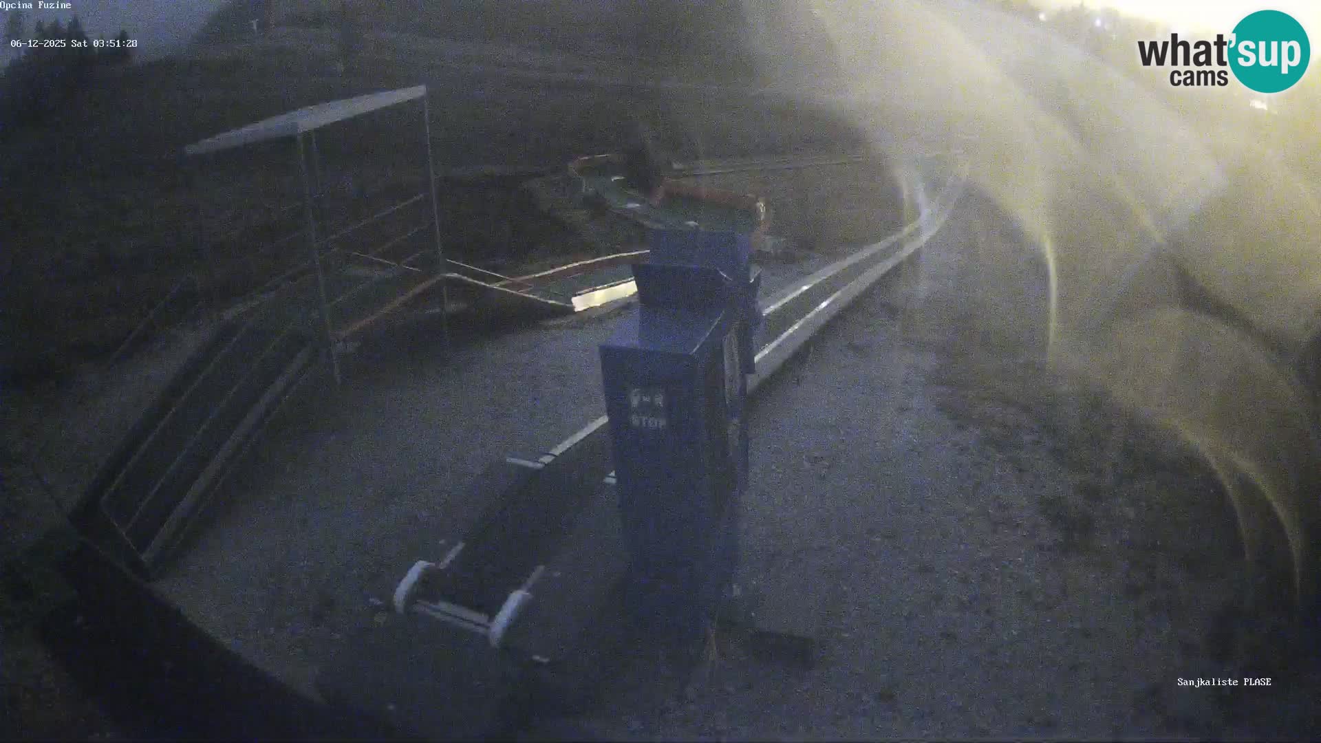 Webcam en vivo Pista de trineo Fužine – Croacia