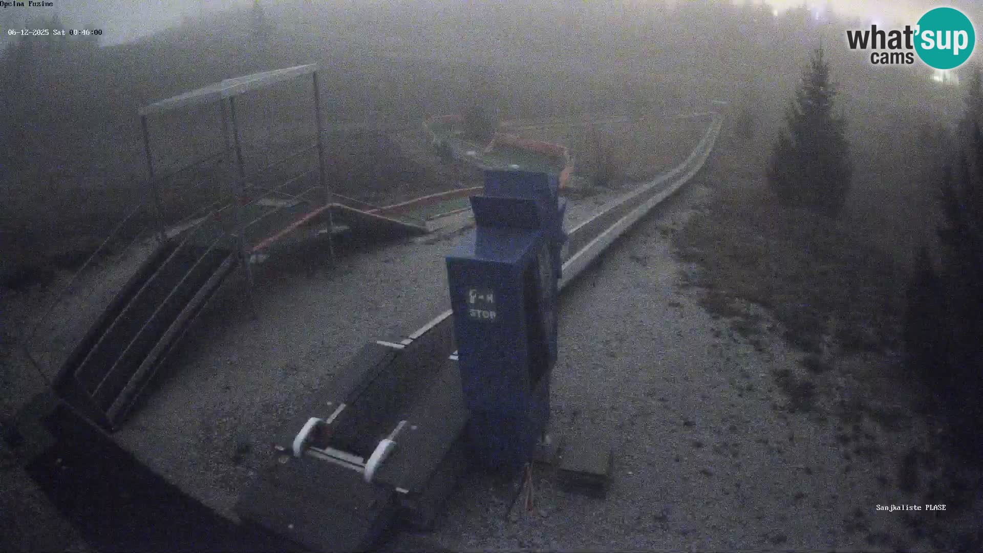 Webcam en direct Piste de luge de Fužine – Croatie