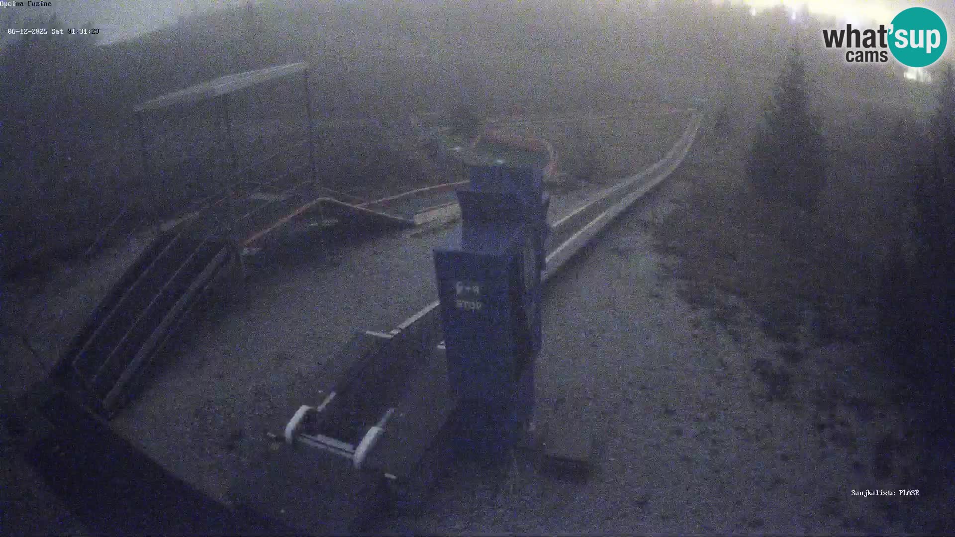 Webcam en direct Piste de luge de Fužine – Croatie