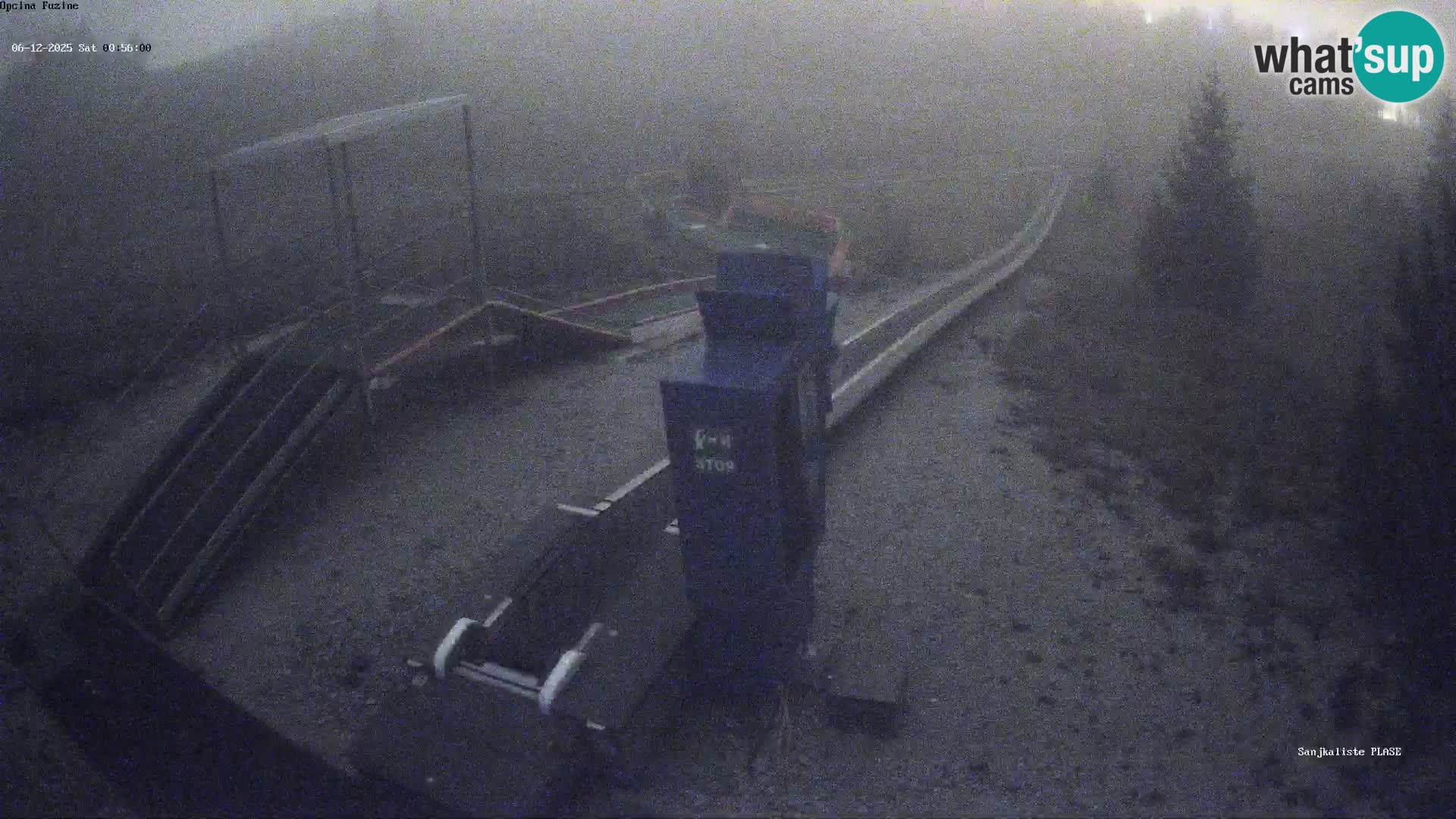 Webcam en direct Piste de luge de Fužine – Croatie