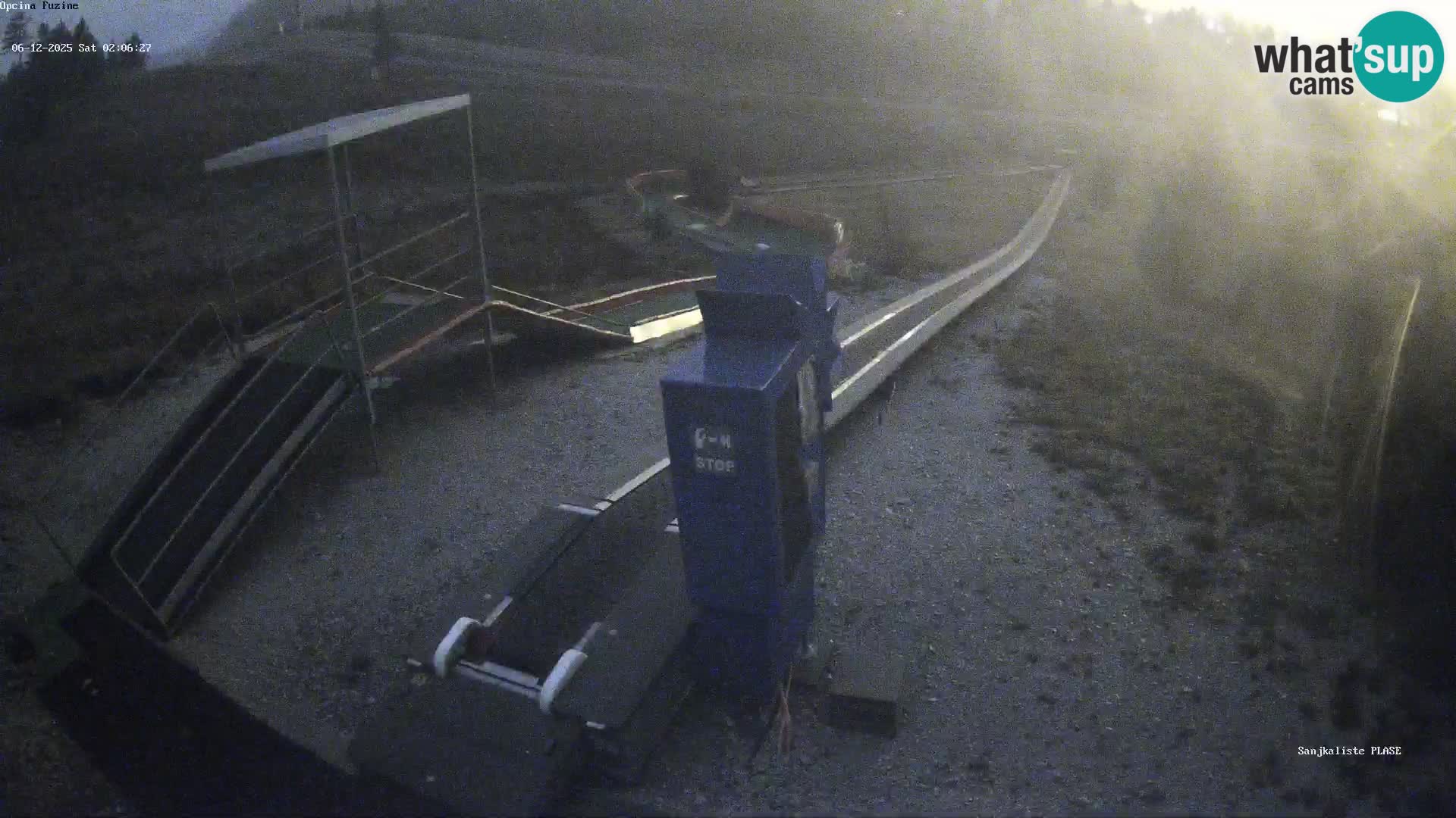 Live webcam Fužine toboggan run – Croatia