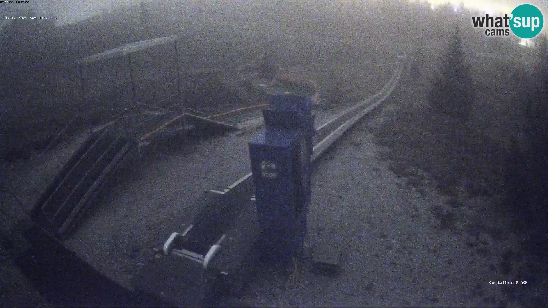 Webcam en direct Piste de luge de Fužine – Croatie