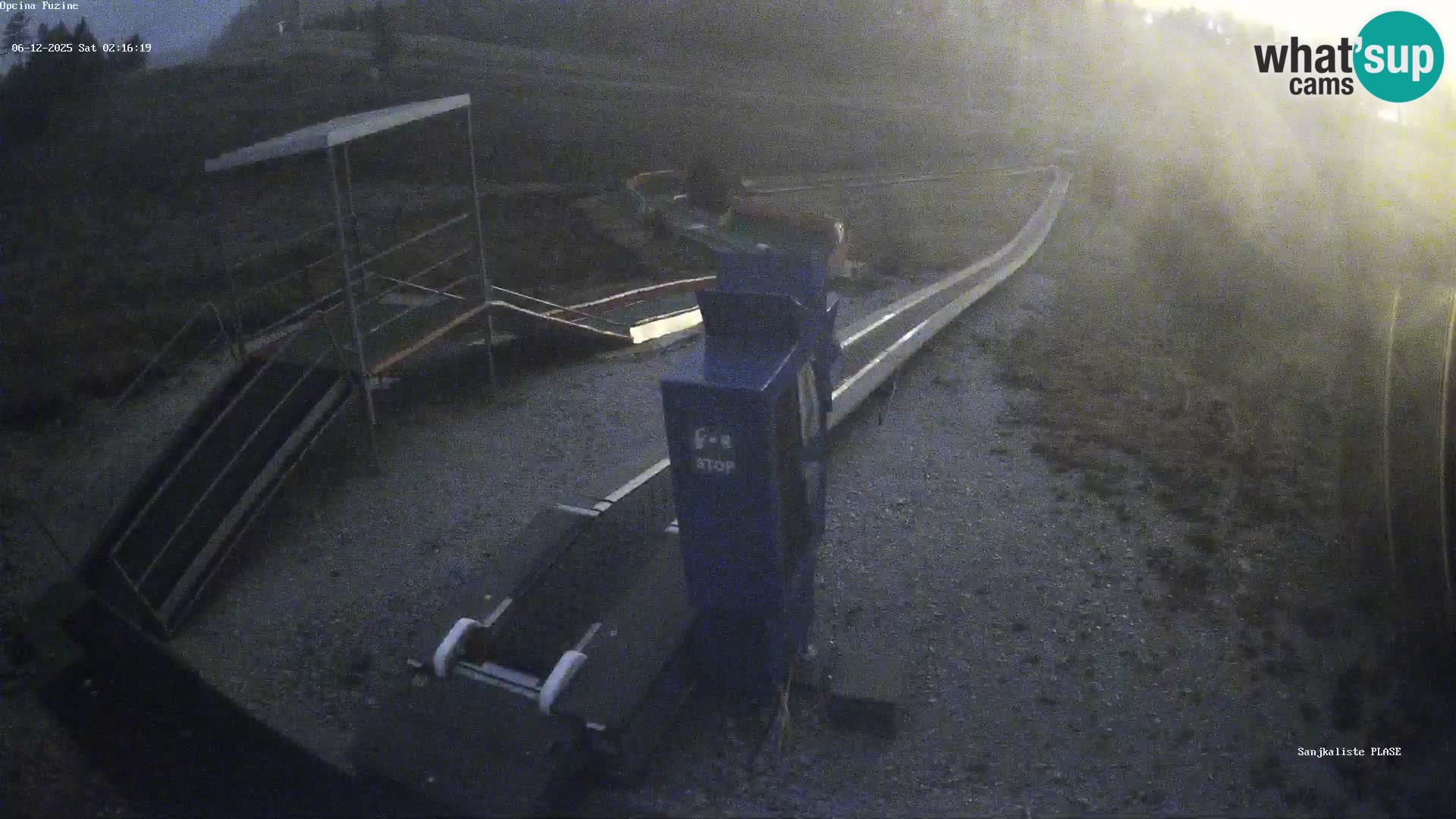 Live webcam Fužine toboggan run – Croatia