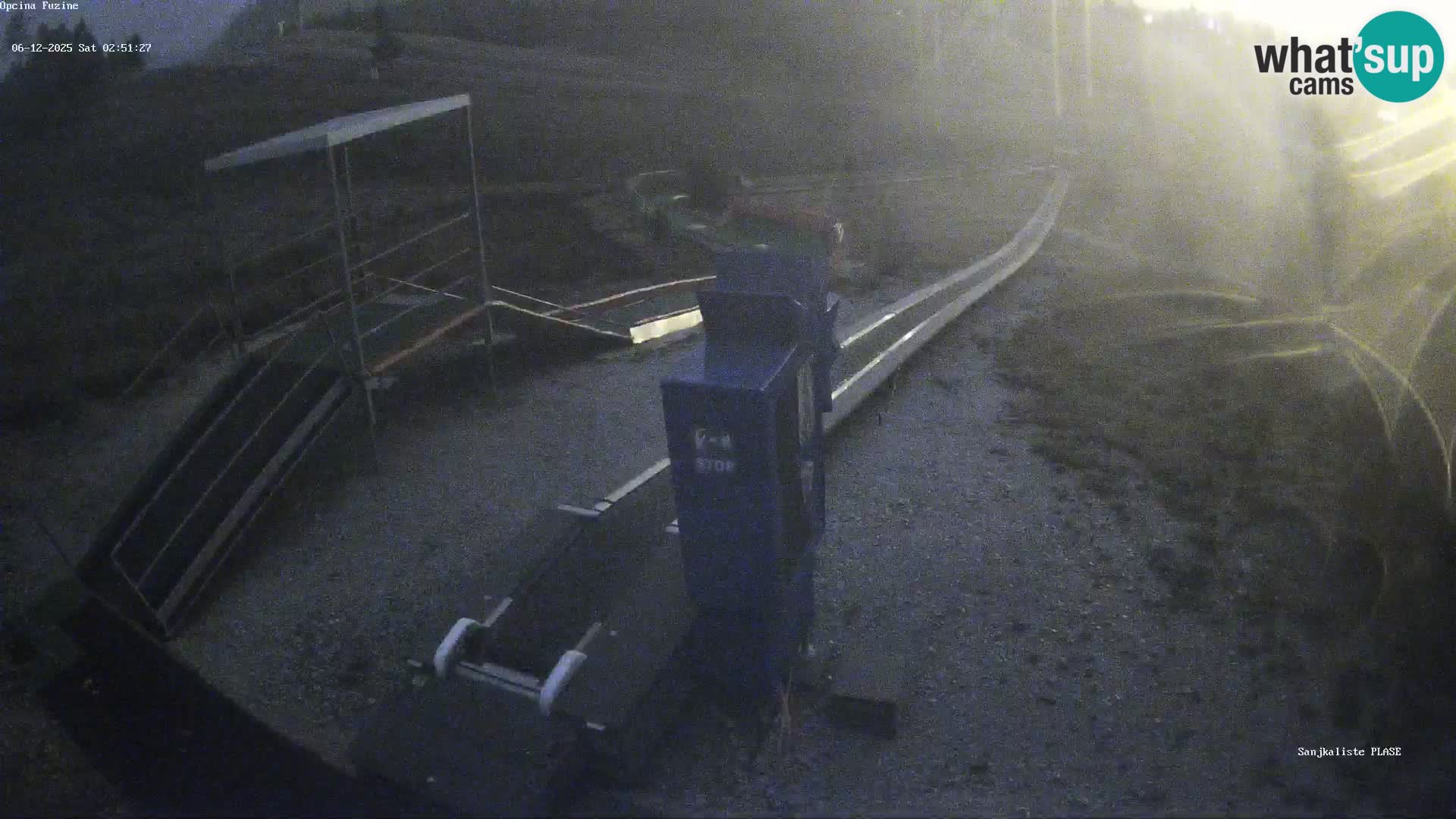 Live webcam Fužine toboggan run – Croatia