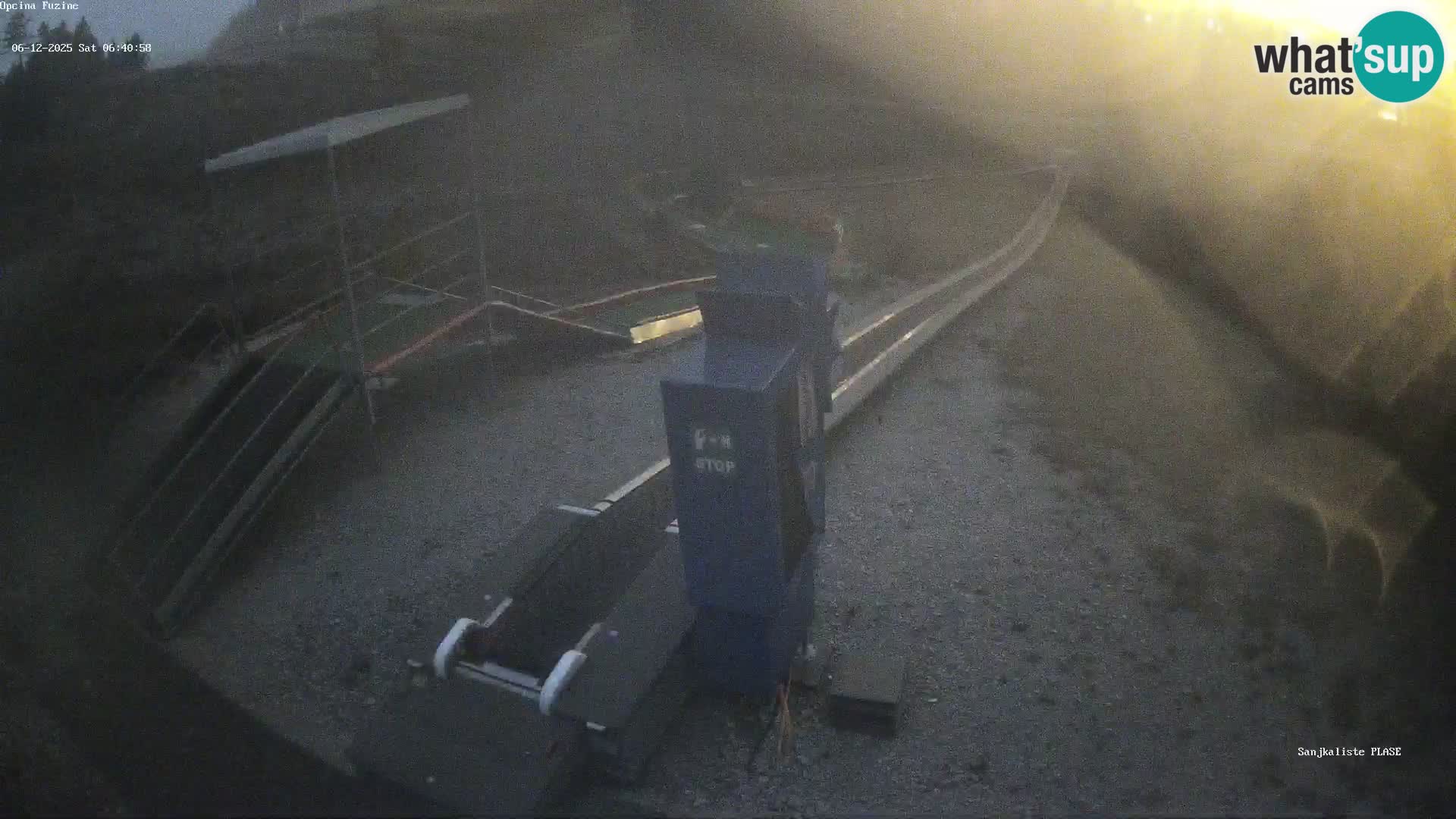 Webcam en direct Piste de luge de Fužine – Croatie