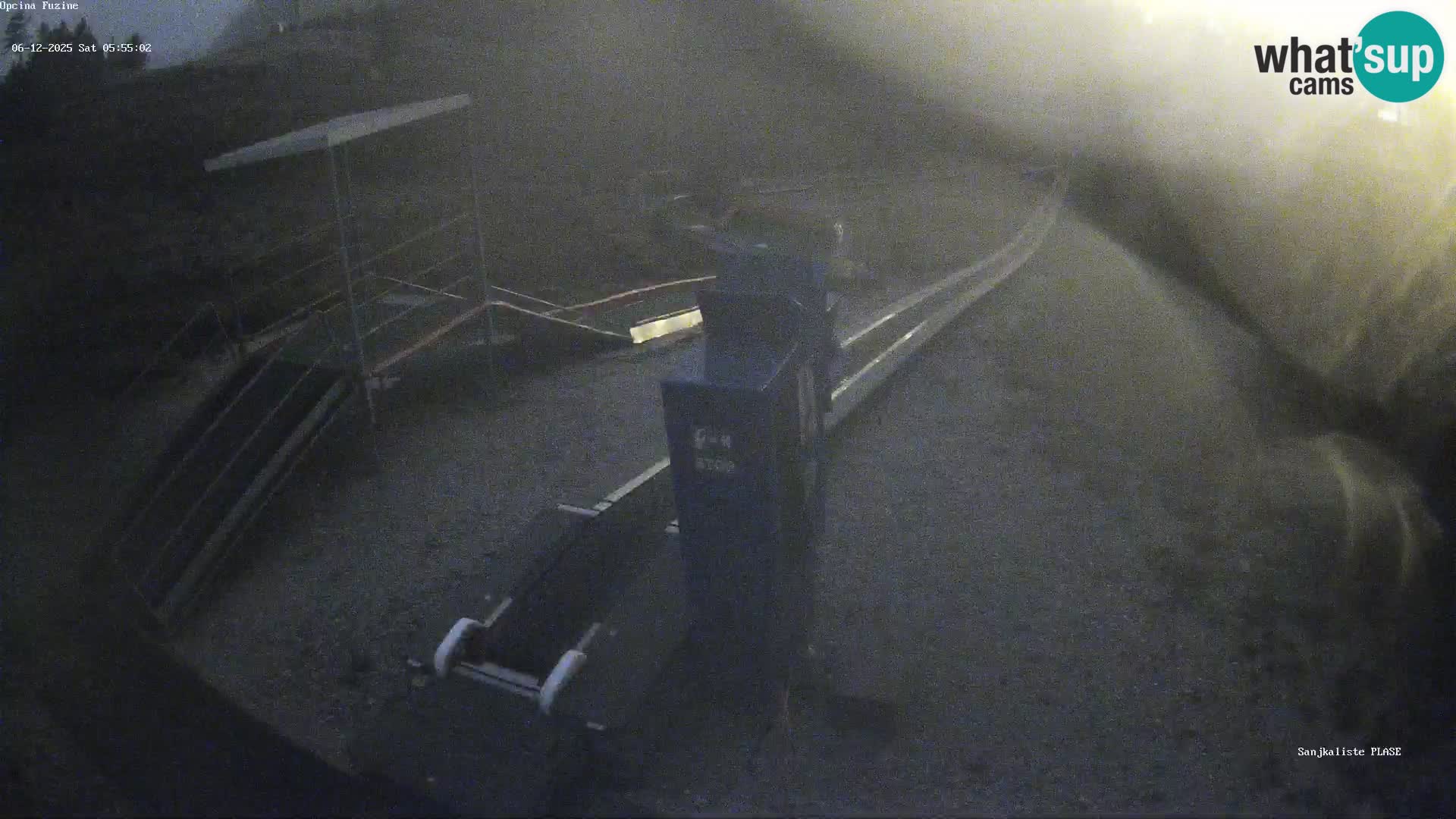 Webcam en direct Piste de luge de Fužine – Croatie