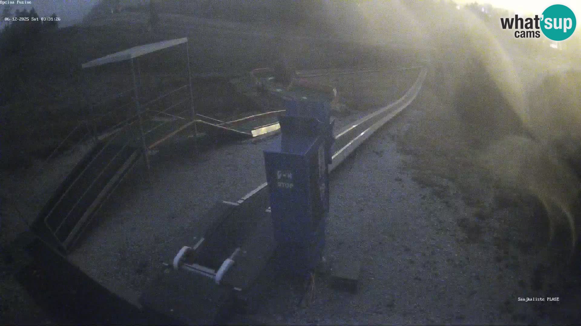 Live webcam Pista da slittino Fužine – Croazia