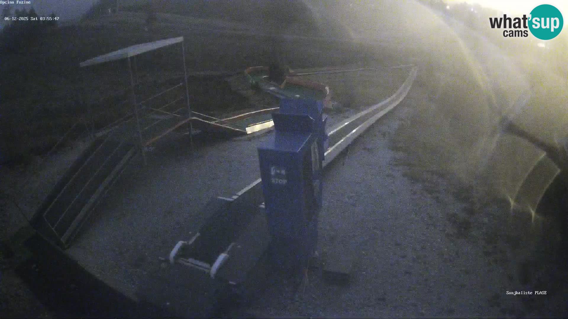 Live webcam Fužine toboggan run – Croatia