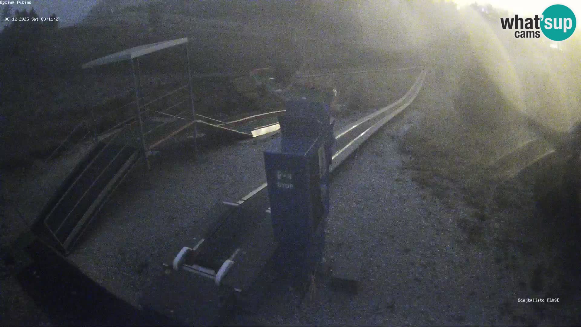 Live webcam Fužine toboggan run – Croatia