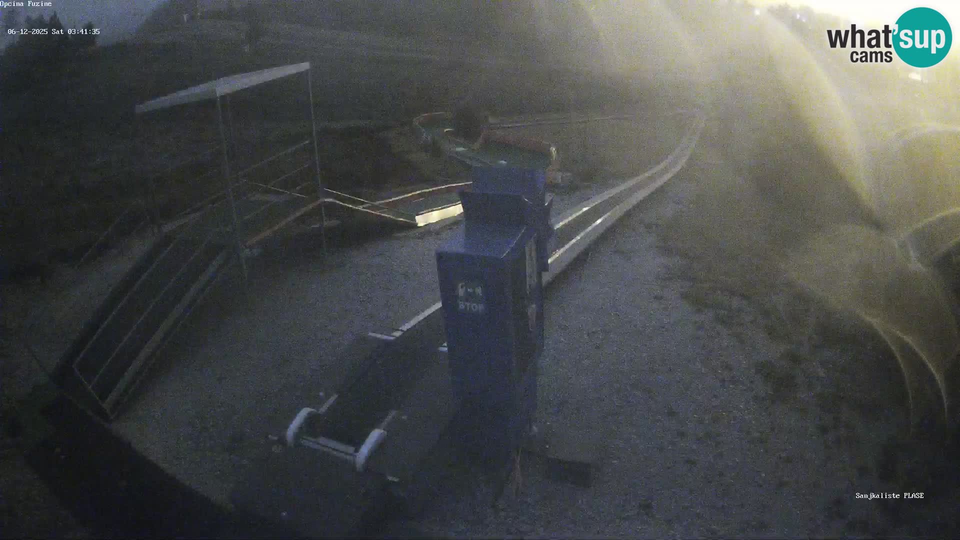 Webcam en direct Piste de luge de Fužine – Croatie