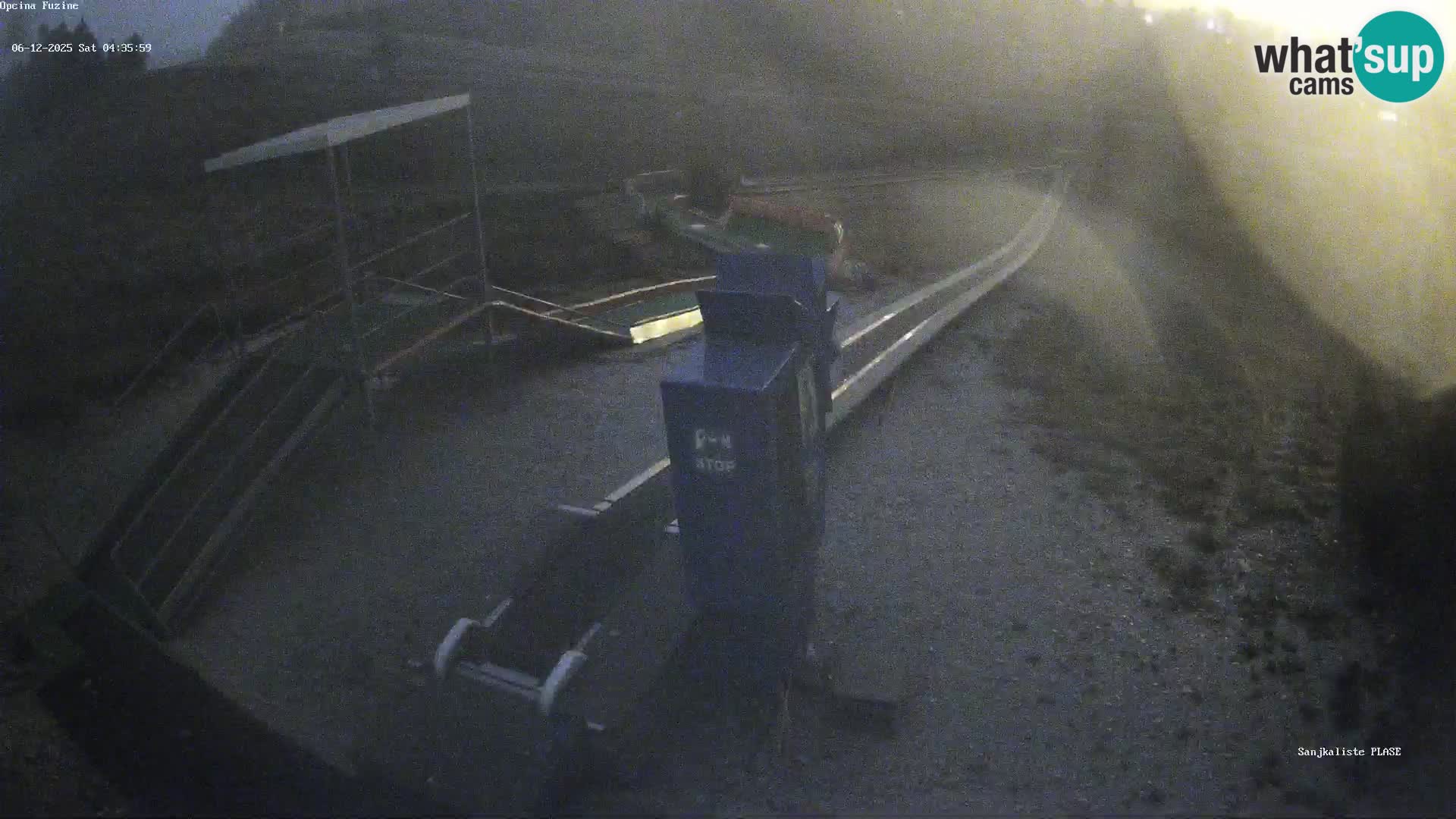 Live webcam Fužine toboggan run – Croatia