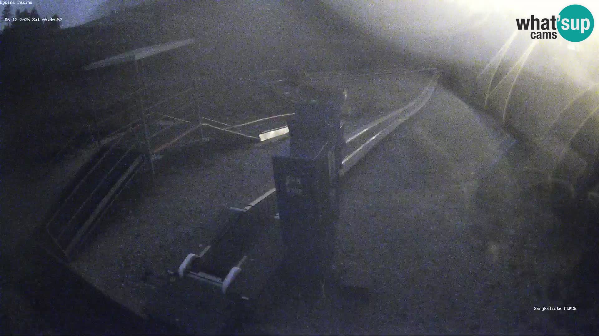 Live webcam Fužine toboggan run – Croatia