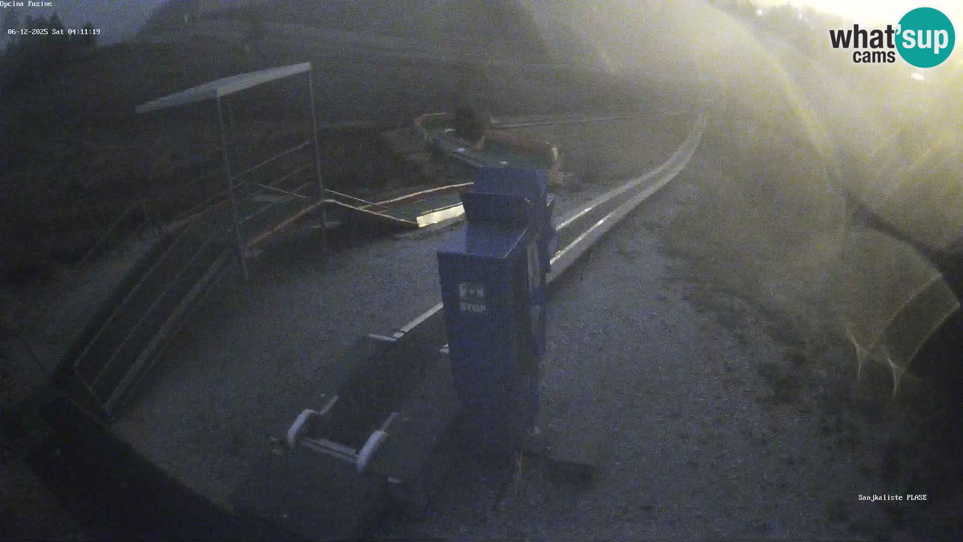 Live webcam Fužine toboggan run – Croatia