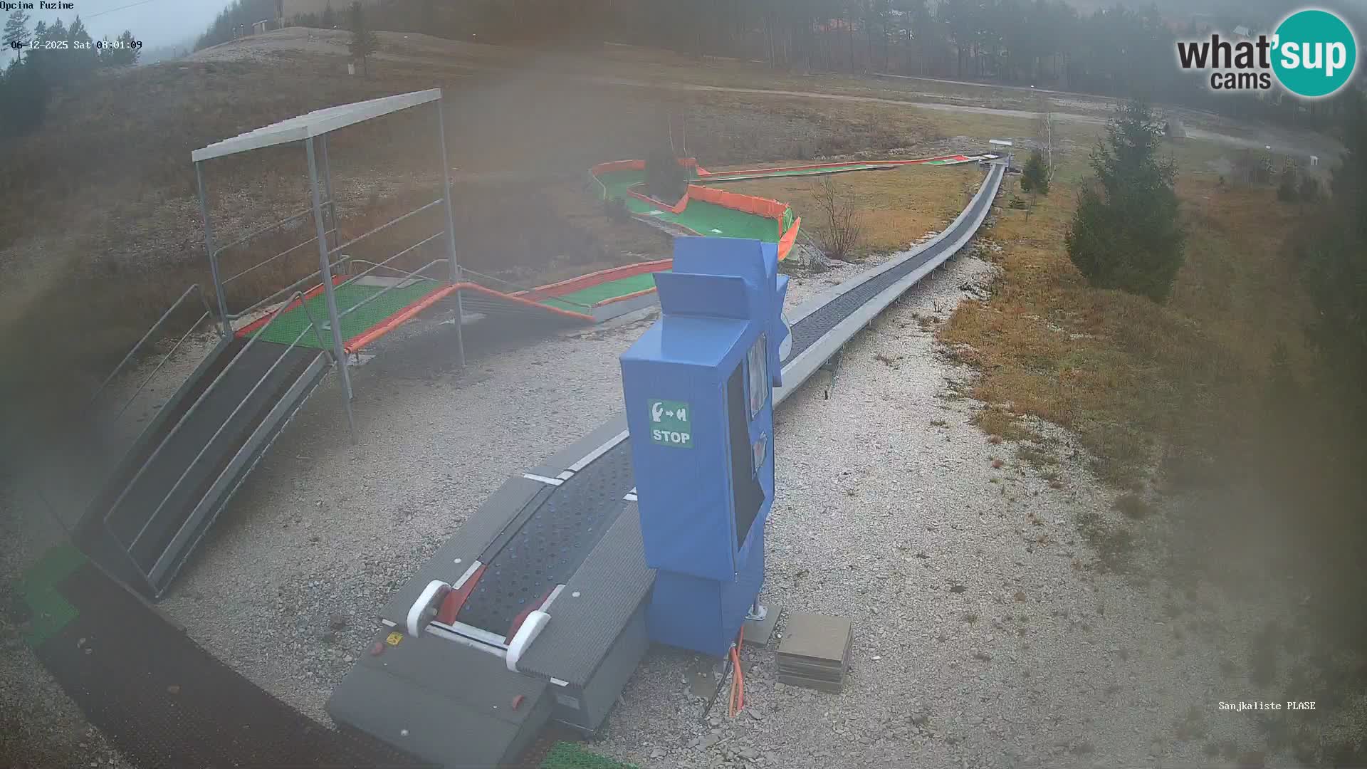 Spletna kamera v živo Sankališče Fužine – Hrvaška