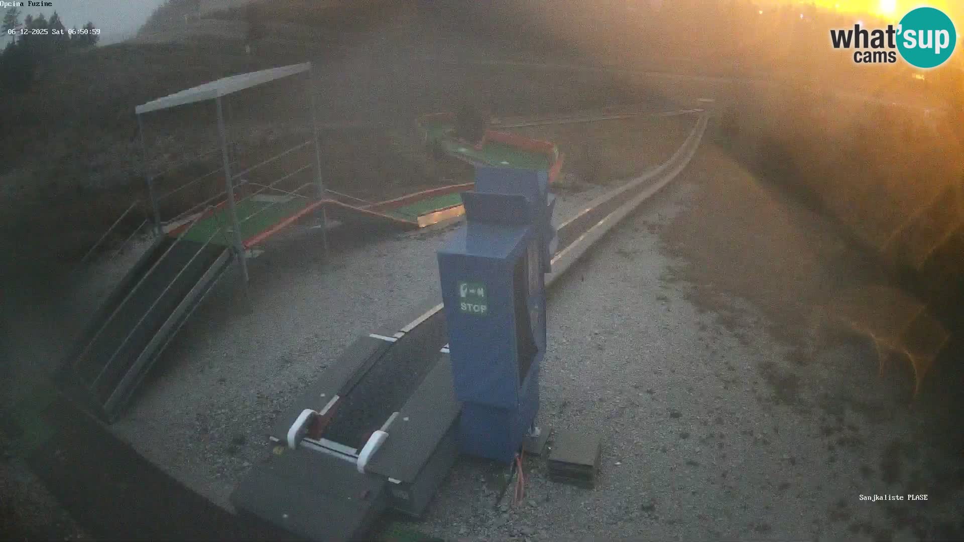 Live webcam Fužine toboggan run – Croatia