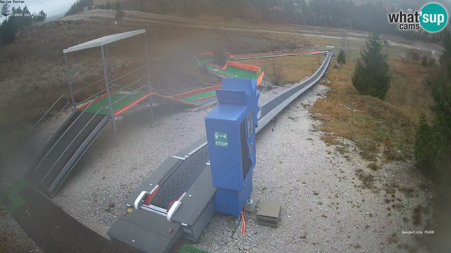 Live webcam Fužine toboggan run – Croatia