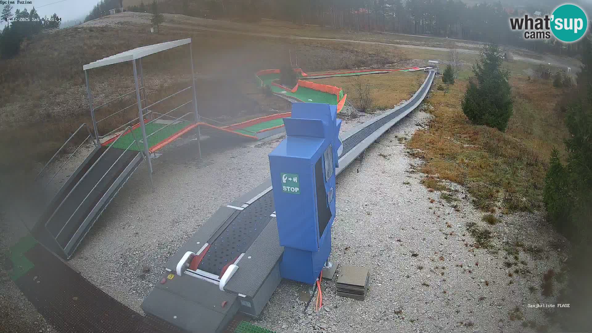 Live webcam Fužine toboggan run – Croatia