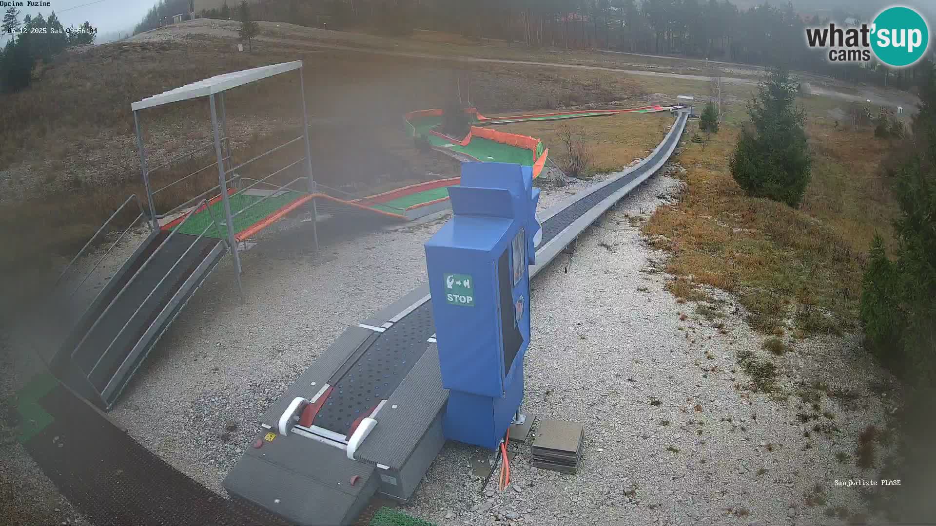 Live webcam Fužine toboggan run – Croatia
