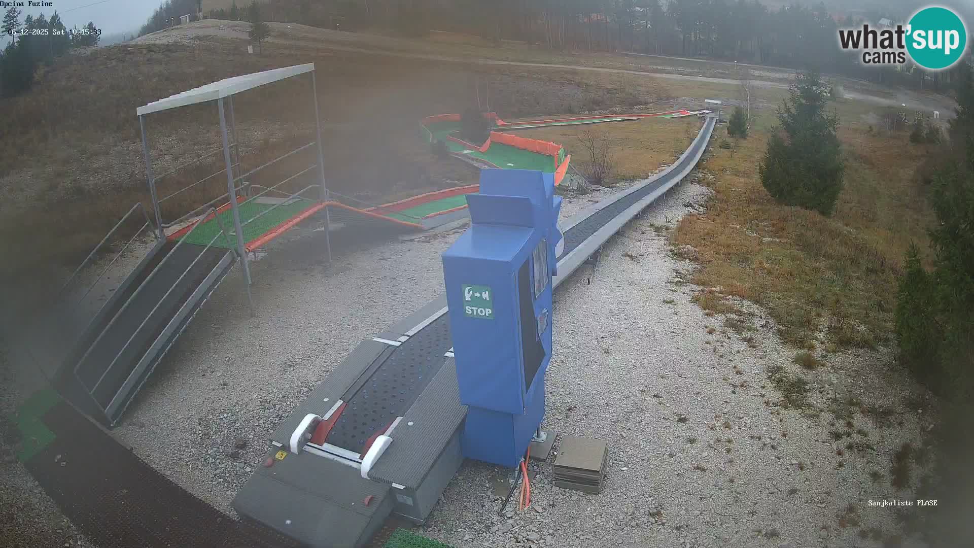 Live webcam Fužine toboggan run – Croatia