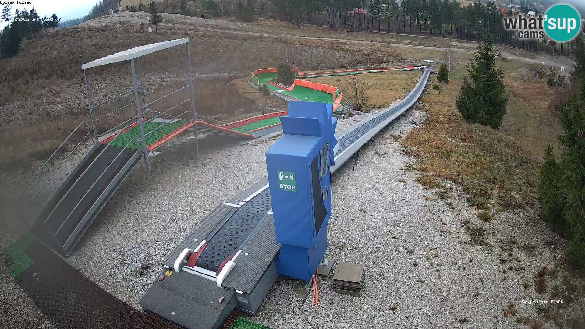 Live webcam Fužine toboggan run – Croatia