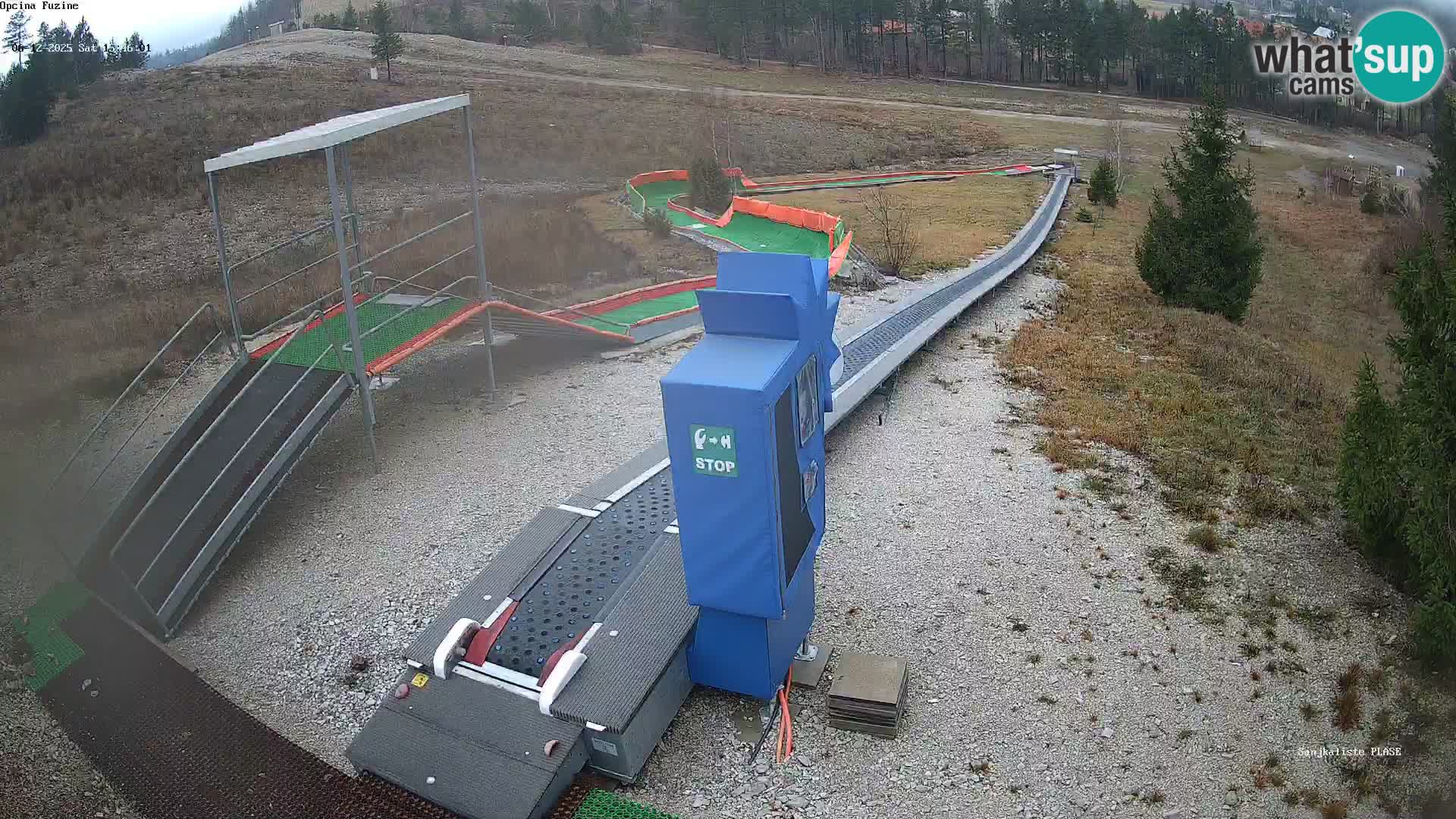 Spletna kamera v živo Sankališče Fužine – Hrvaška
