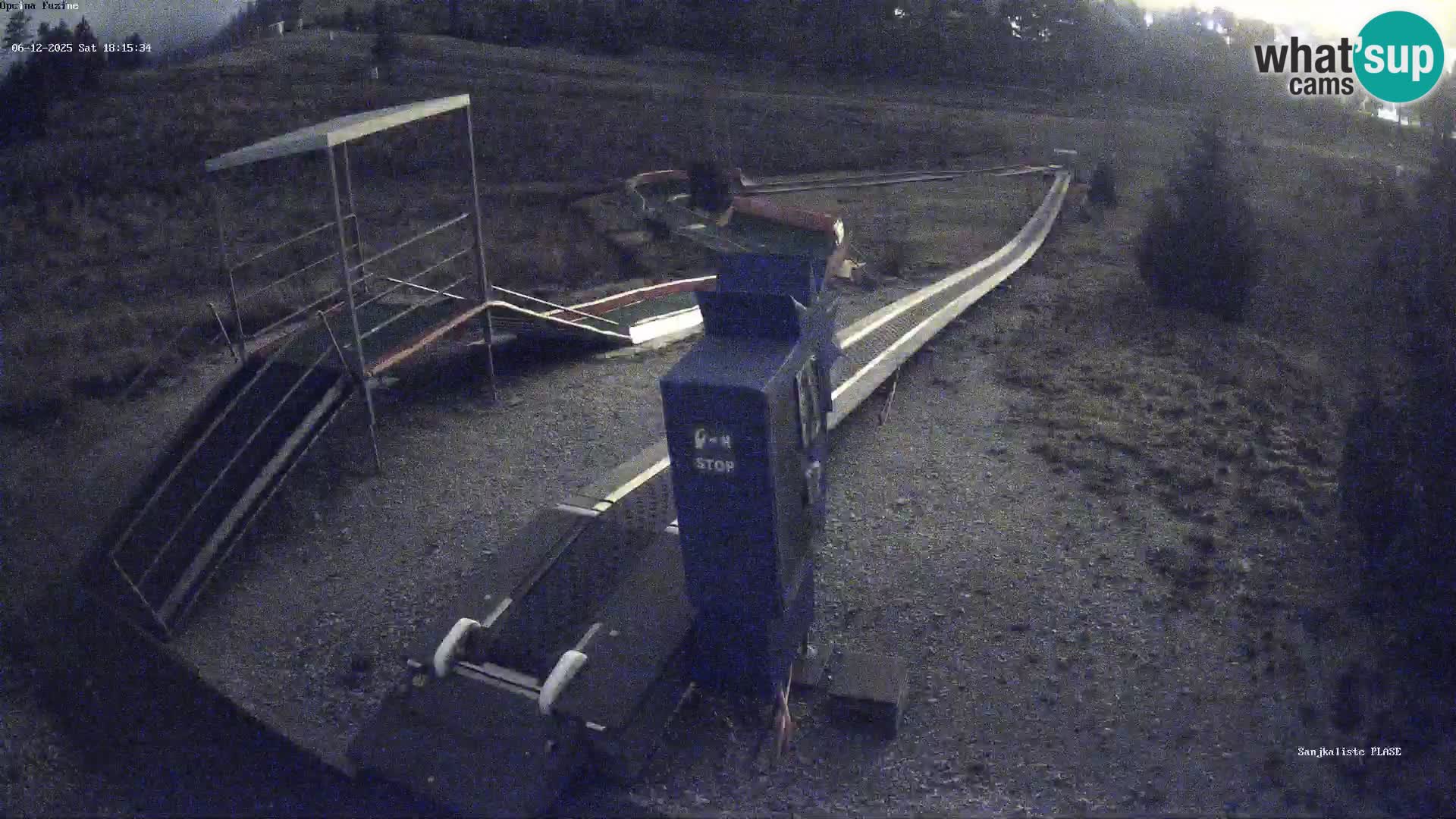 Webcam en direct Piste de luge de Fužine – Croatie