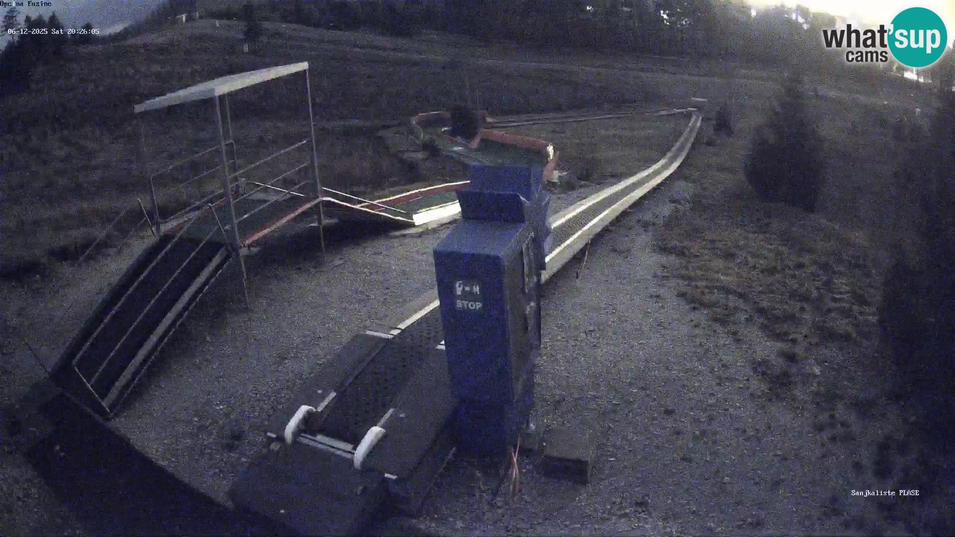 Webcam en vivo Pista de trineo Fužine – Croacia