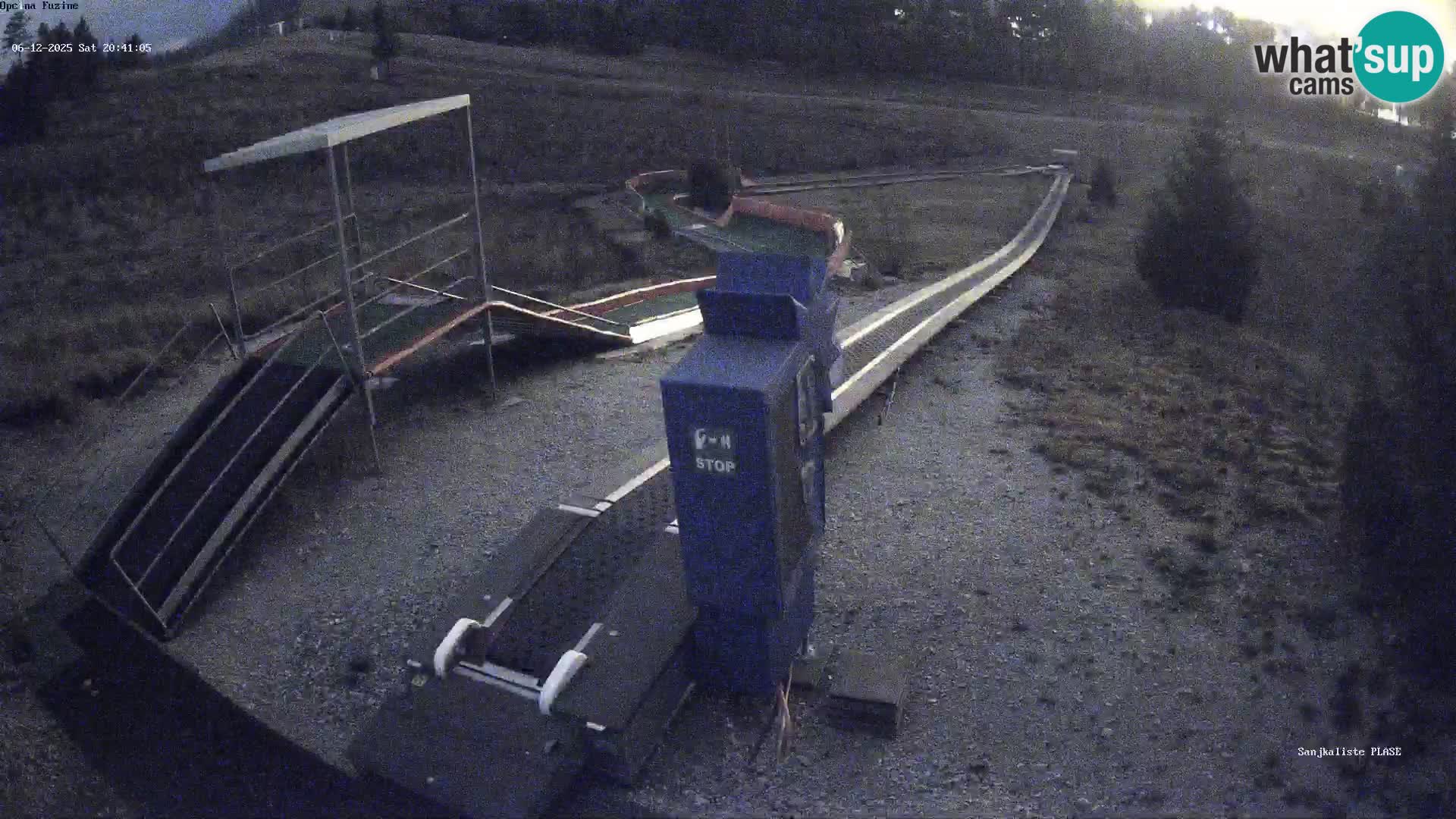 Spletna kamera v živo Sankališče Fužine – Hrvaška