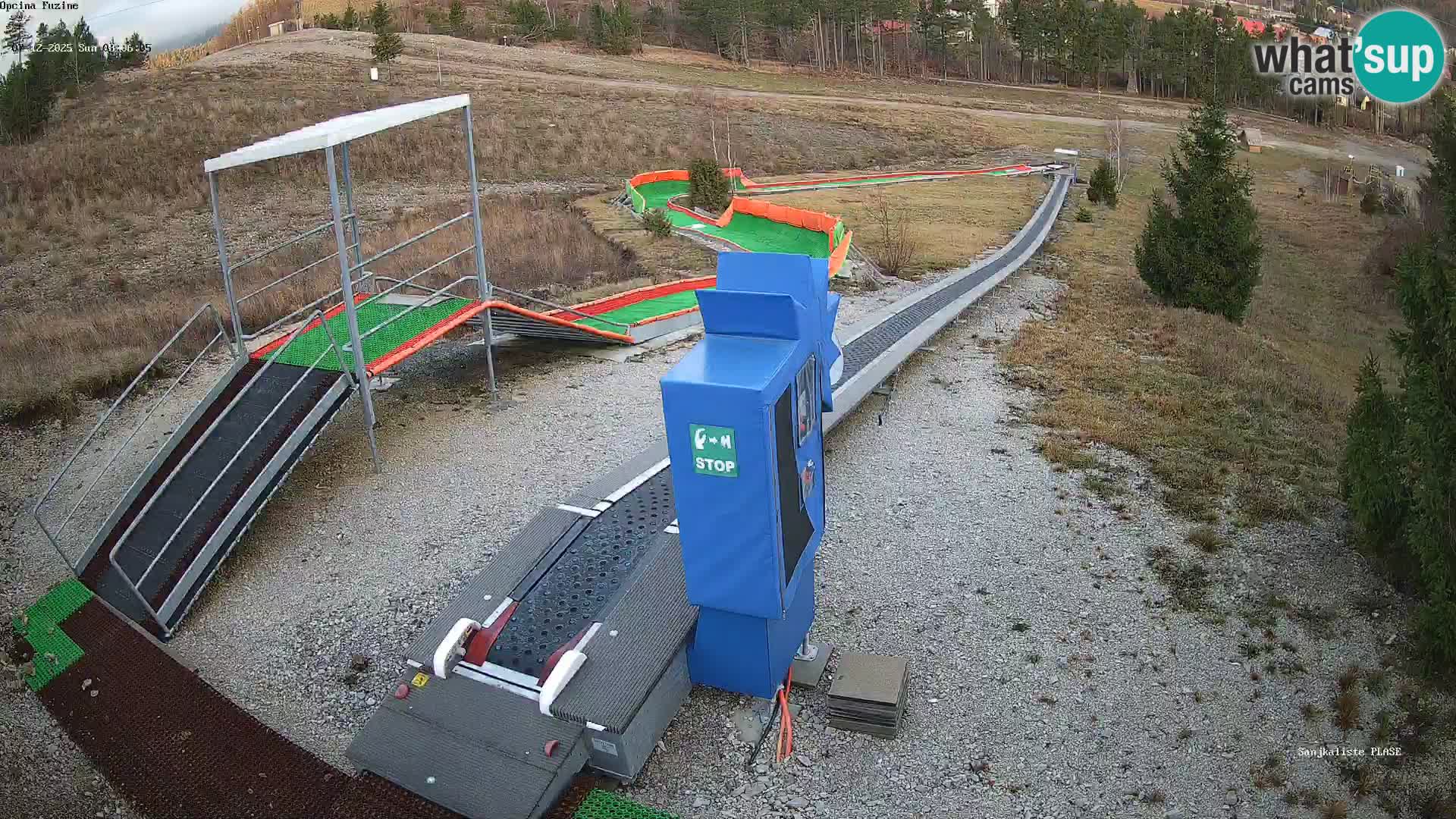 Live webcam Fužine toboggan run – Croatia