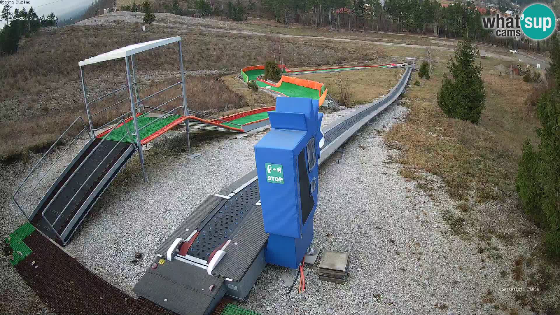 Live webcam Fužine toboggan run – Croatia