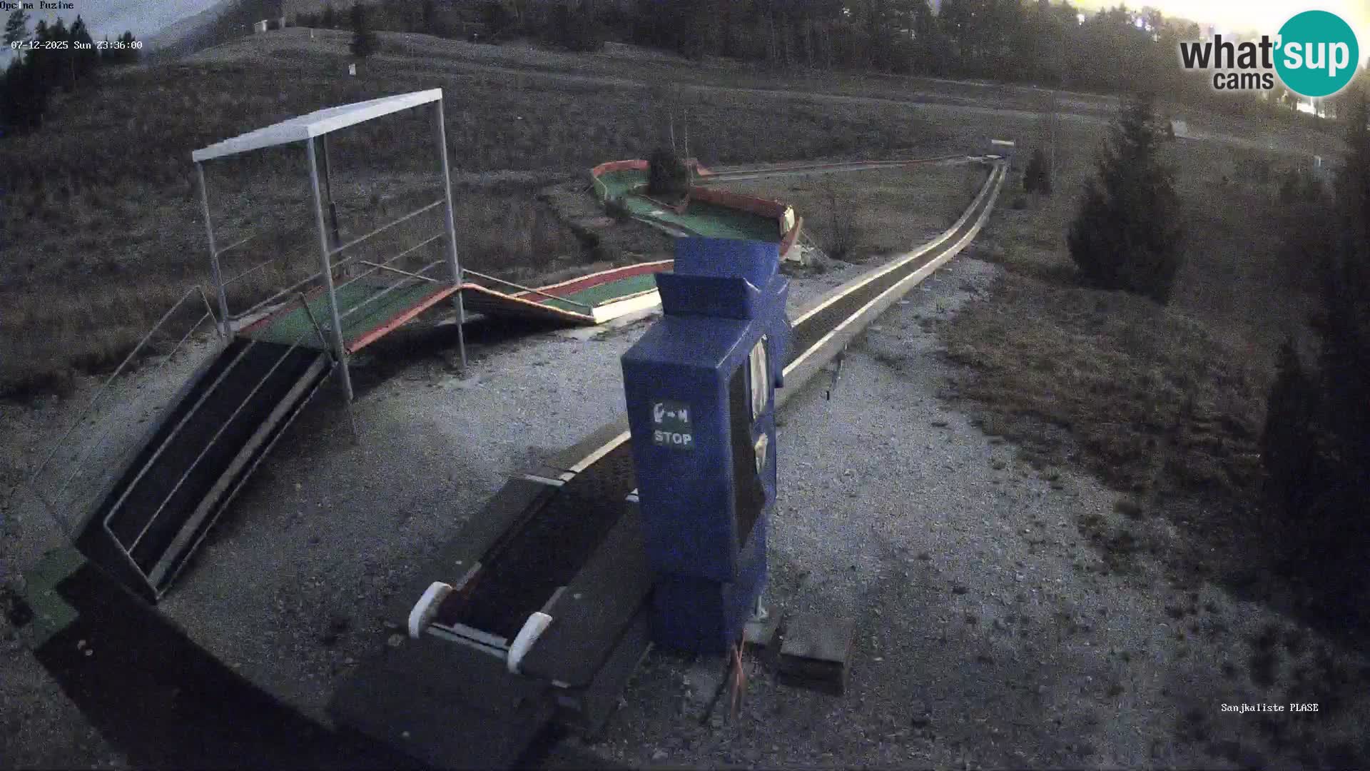 Live webcam Fužine toboggan run – Croatia