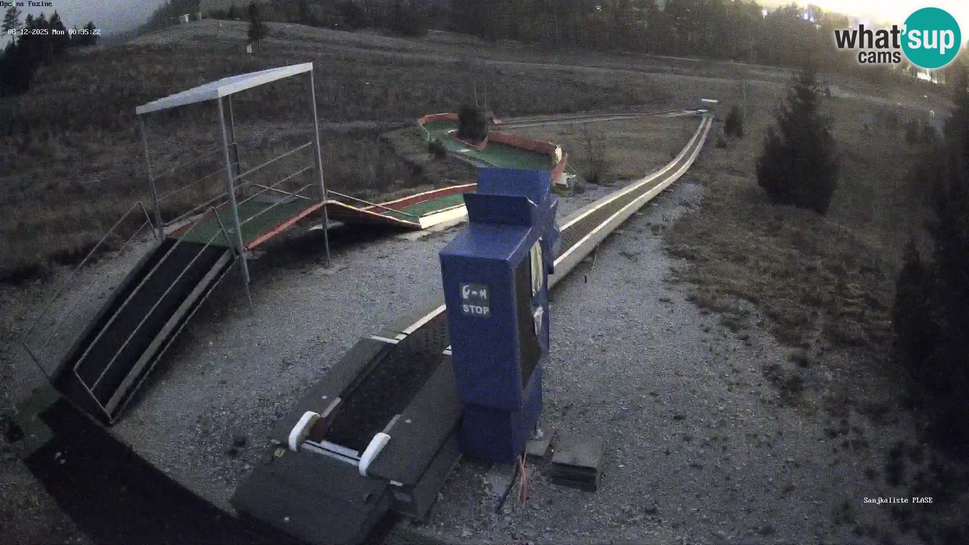 Live webcam Fužine toboggan run – Croatia