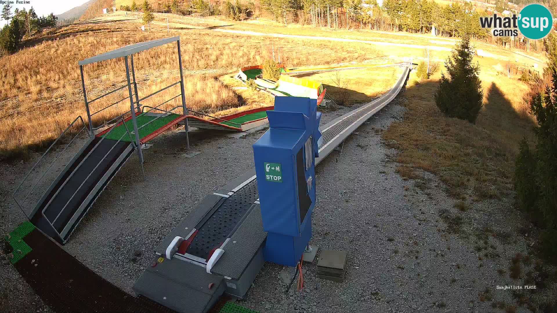 Webcam en direct Piste de luge de Fužine – Croatie